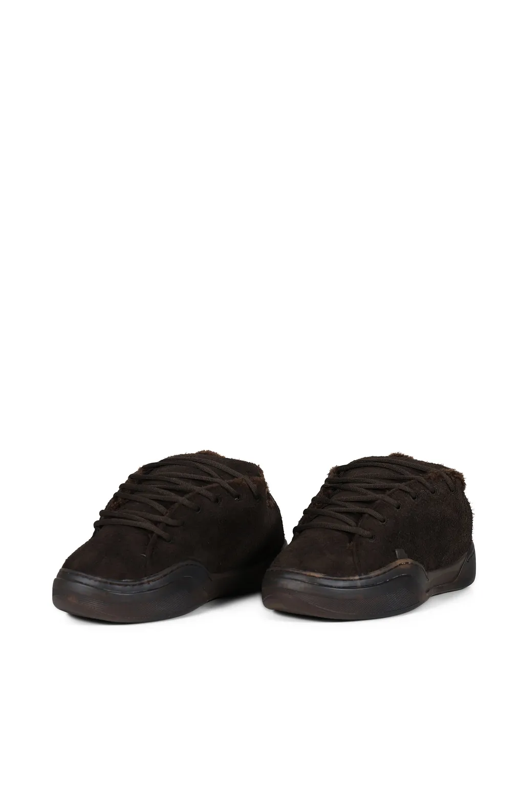 Suede Vamp Sneakers / Dark Brw