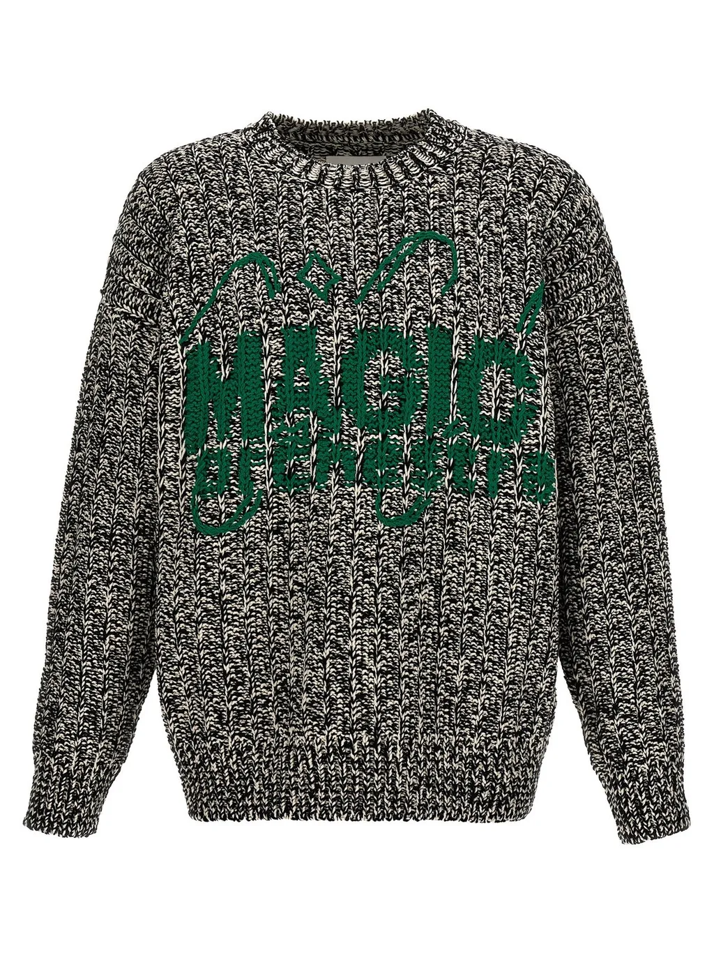 Jil Sander Logo Jacquard Crewneck Sweater