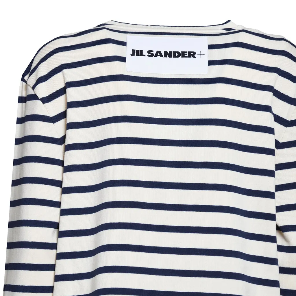 Jil Sander+ Striped Crewneck Sweatshirt