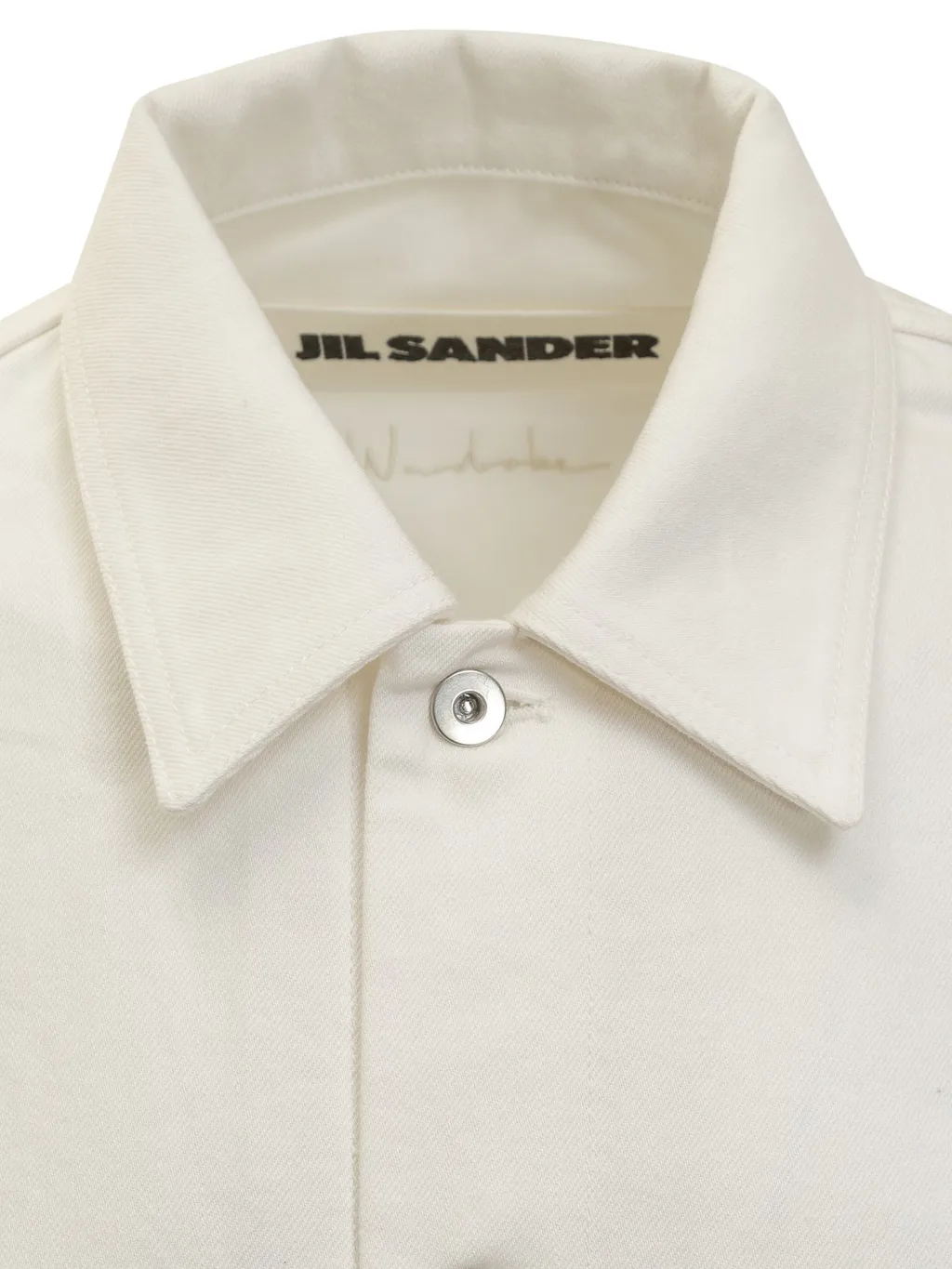Jil Sander	Buttoned Long-Sleeved Denim Shirt