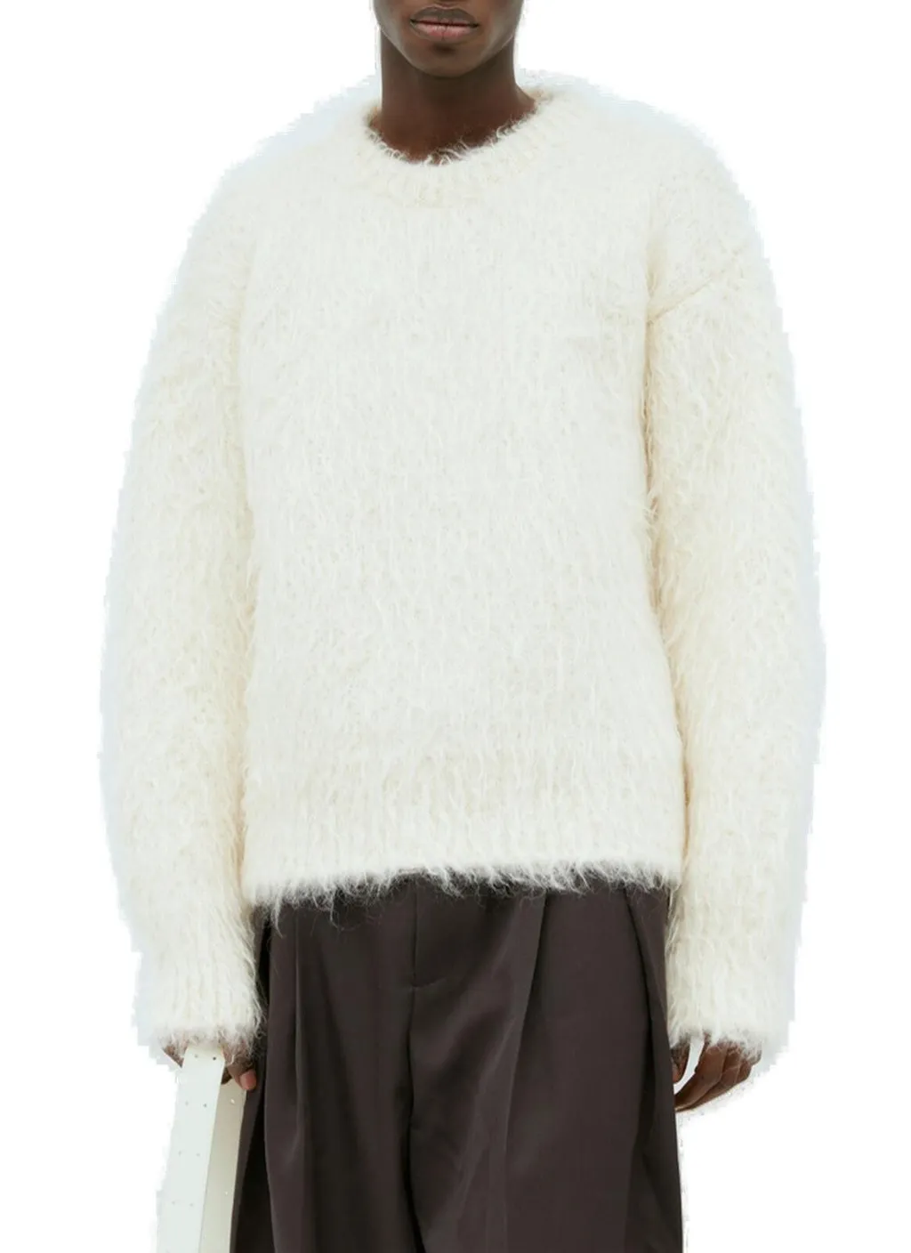 Jil Sander Brushed Crewneck Long-Sleeved Jumper