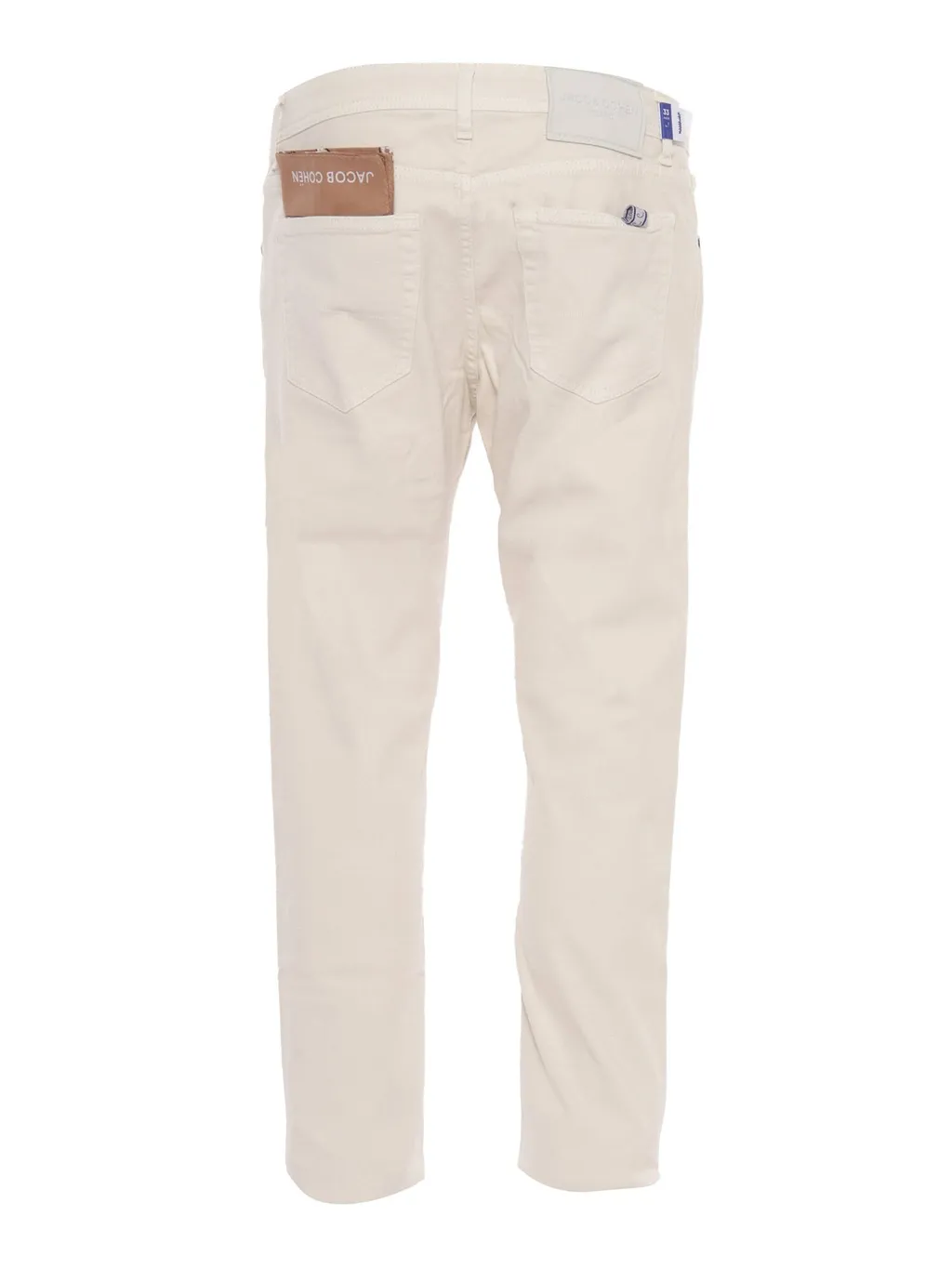 Jacob Cohen Logo Patch Slim-Fit Trousers