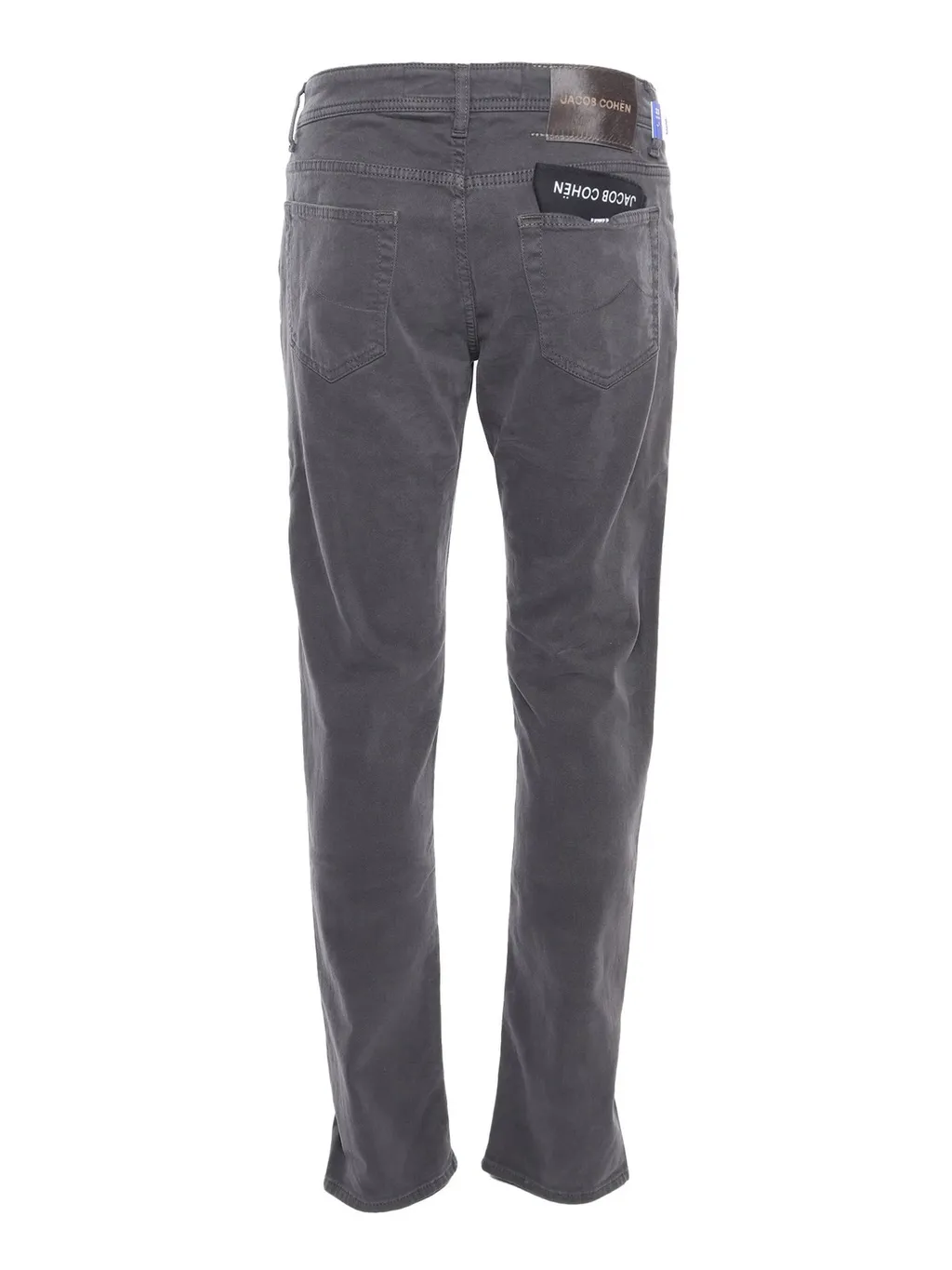 Jacob Cohen Logo Patch Slim-Fit Trousers