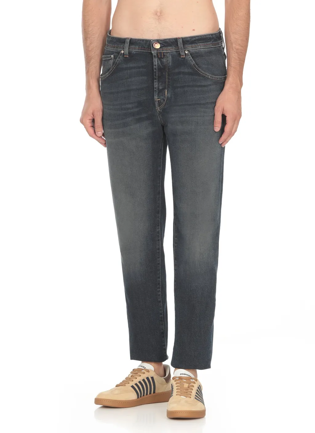 Jacob Cohen Scott Cropped Stretch Jeans
