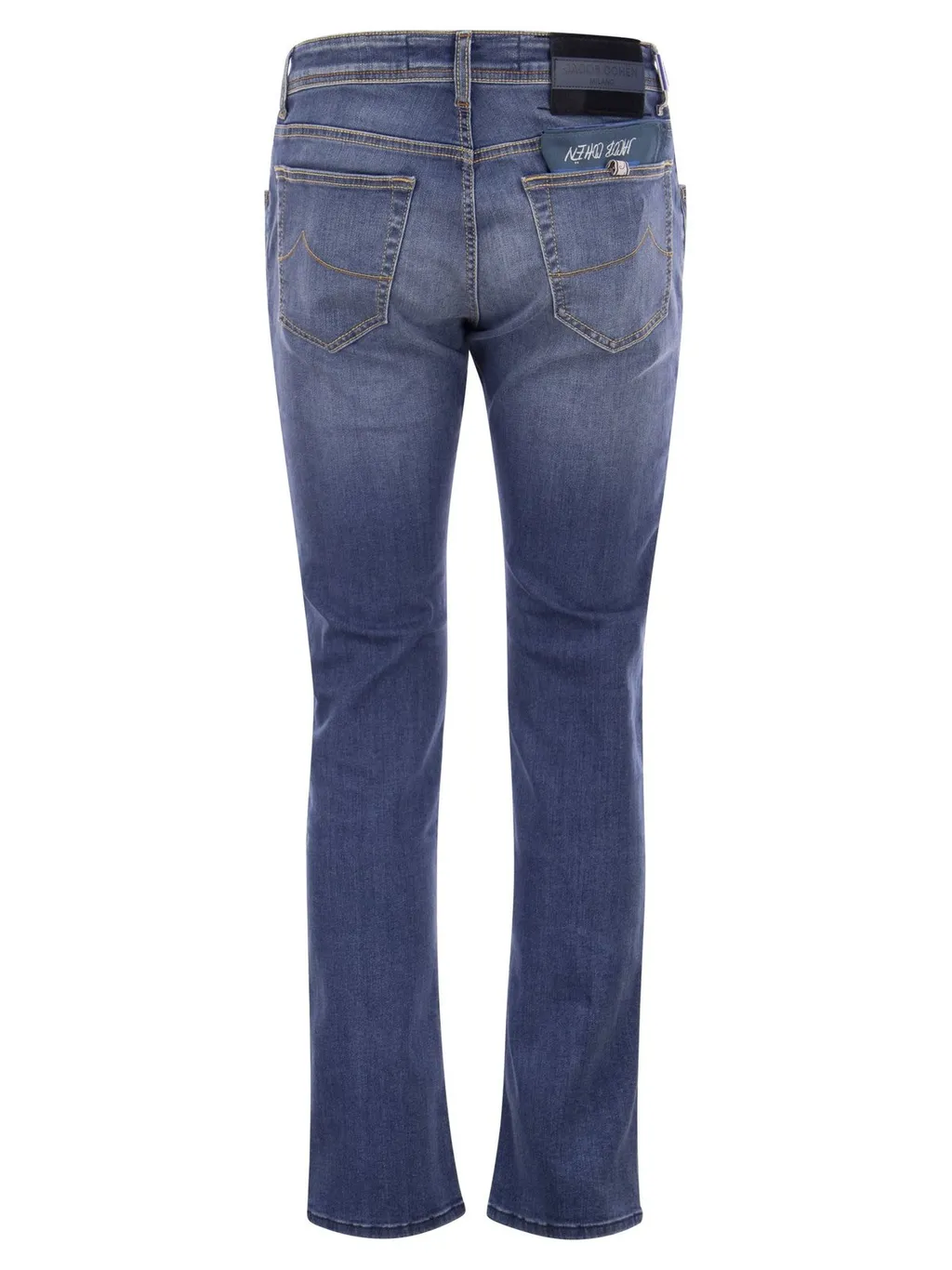 Jacob Cohen Nick Logo Patch Straight-Leg Jeans