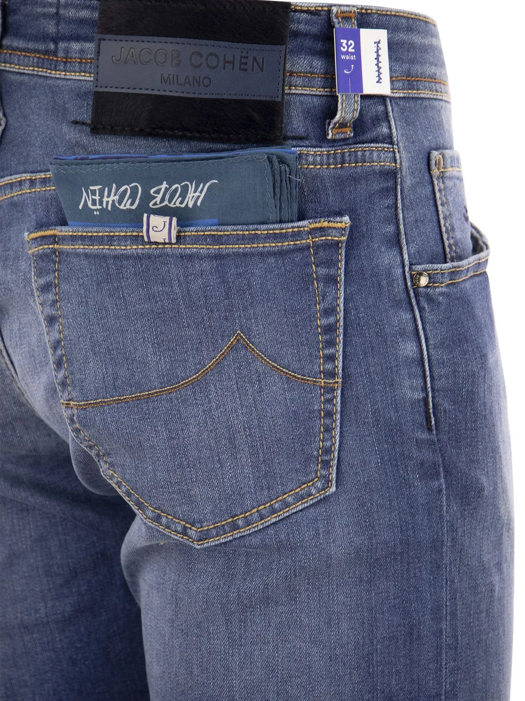 Jacob Cohen Nick Logo Patch Straight-Leg Jeans