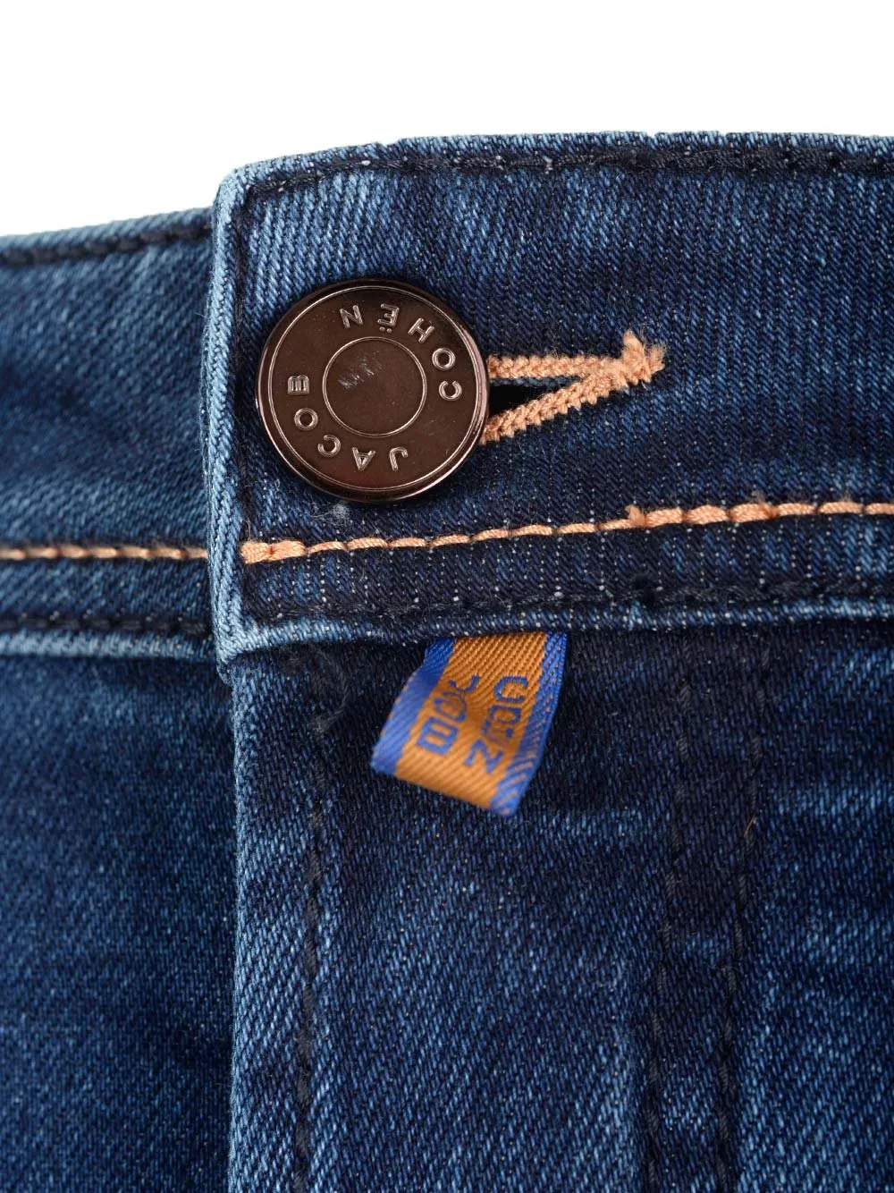 Jacob Cohen Logo Patch Mid-Rise Jeans