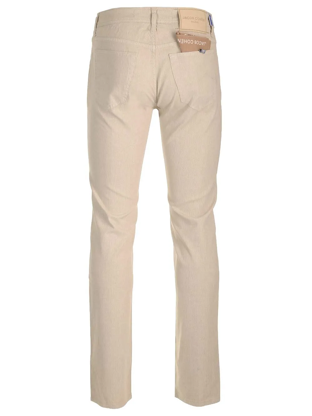 Jacob Cohen Barb Logo Patch Slim-Cut Trousers