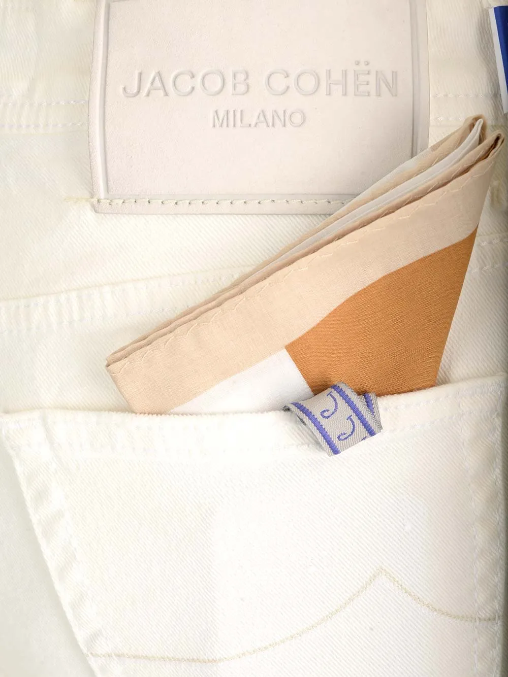 Jacob Cohen Logo Patch Straight-Leg Jeans