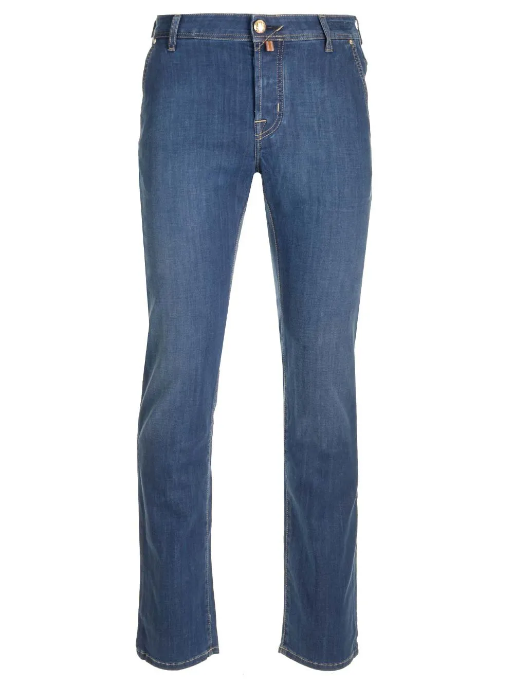 Jacob Cohen Lenny Logo Patch Slim-Cut Jeans