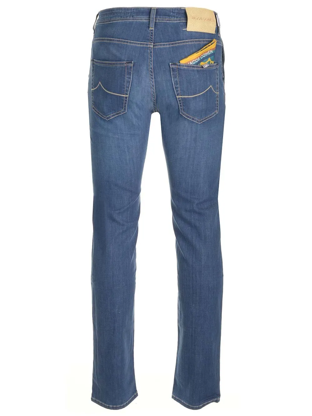 Jacob Cohen Lenny Logo Patch Slim-Cut Jeans