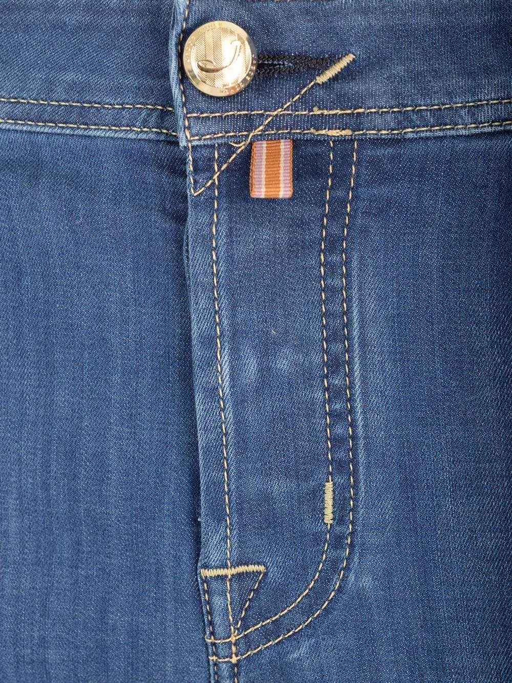 Jacob Cohen Lenny Logo Patch Slim-Cut Jeans