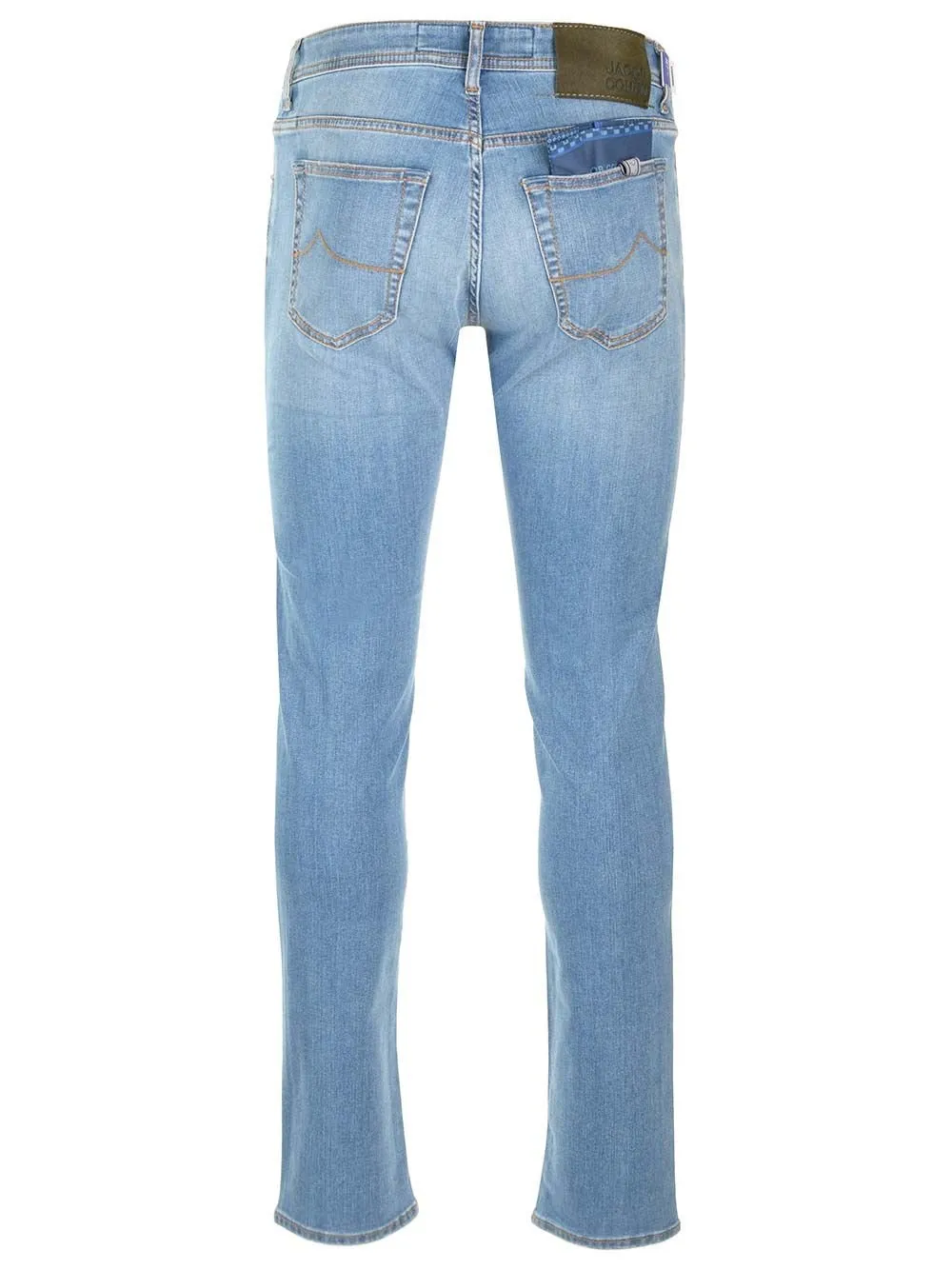 Jacob Cohen Nick Logo Patch Slim-Fit Jeans
