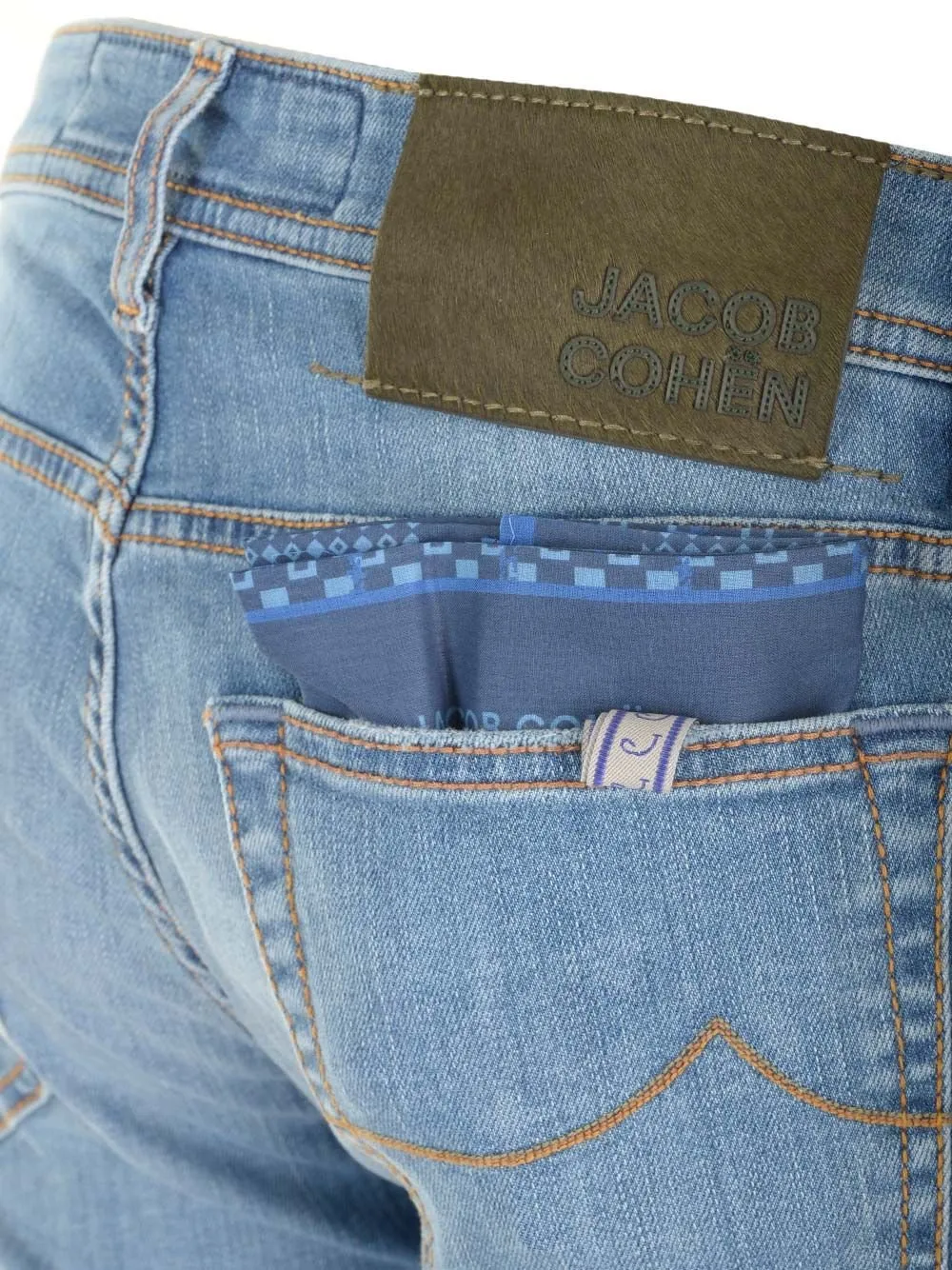 Jacob Cohen Nick Logo Patch Slim-Fit Jeans
