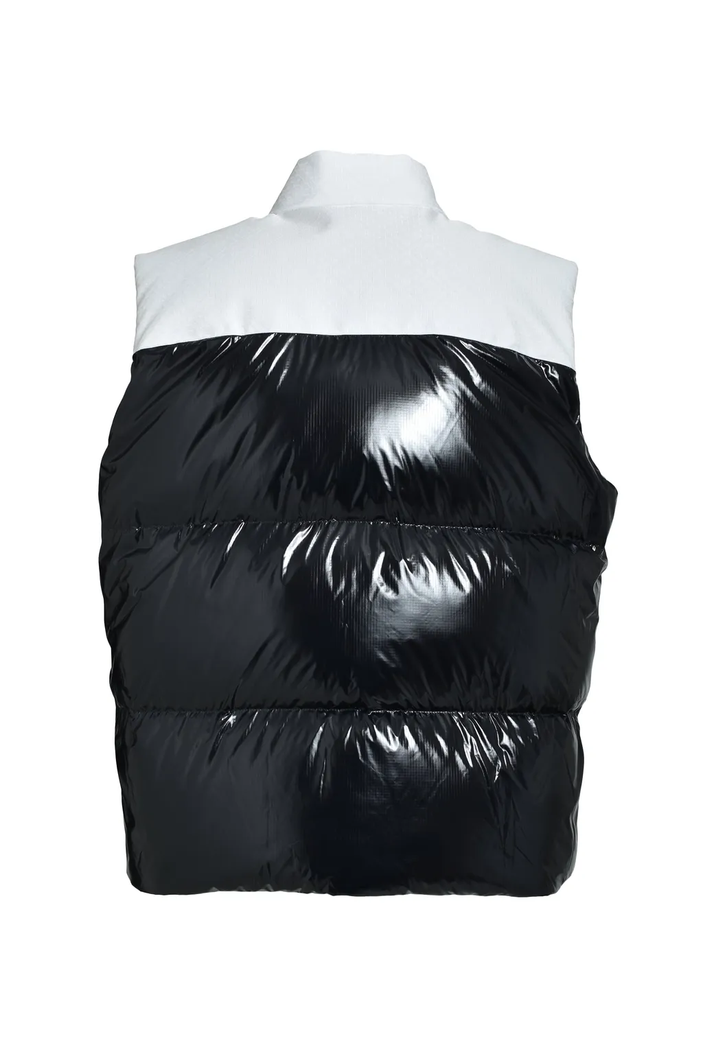 Down Vest / White Blk