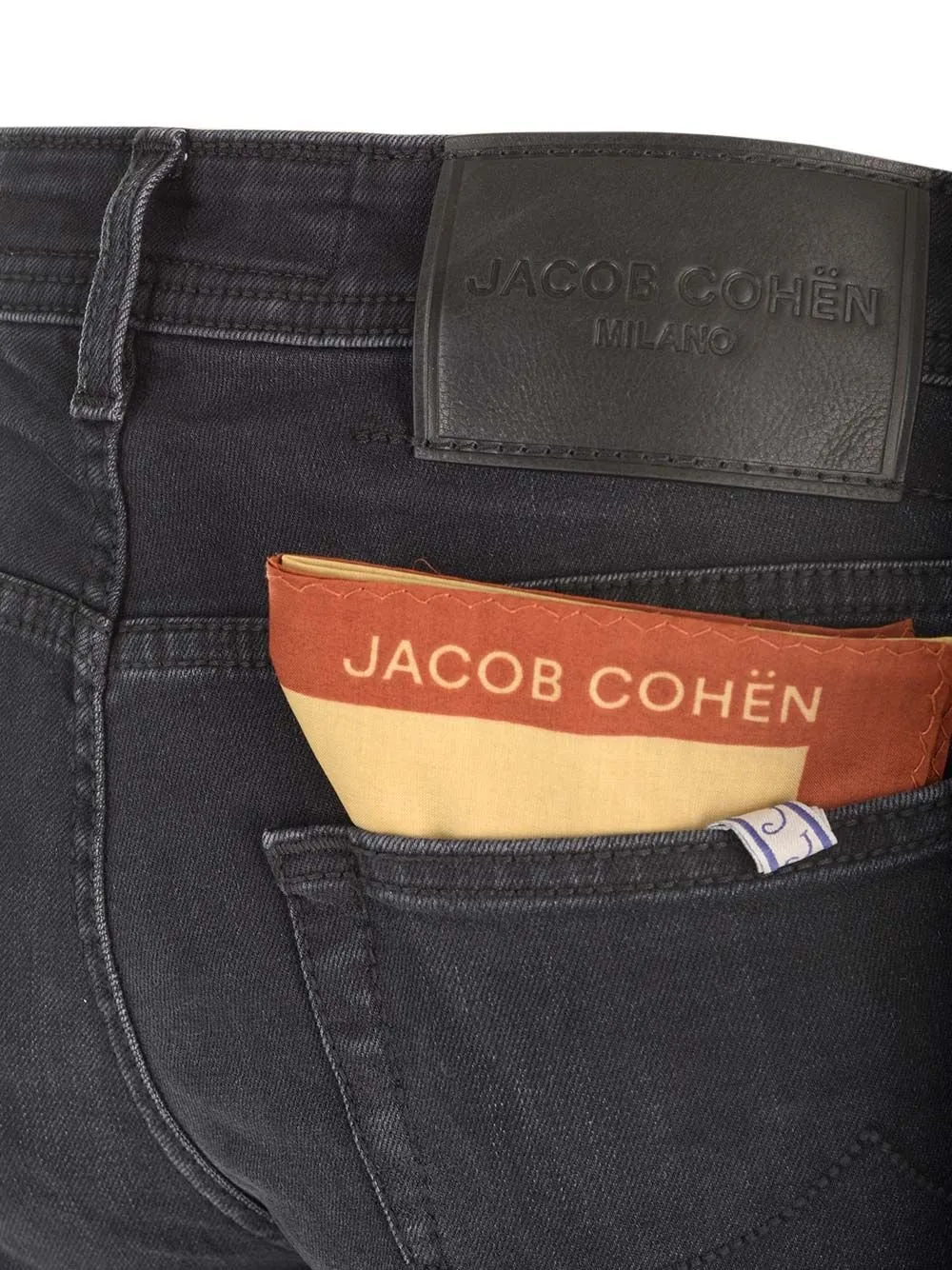 Jacob Cohen Logo Patch Low-Rise Jeans