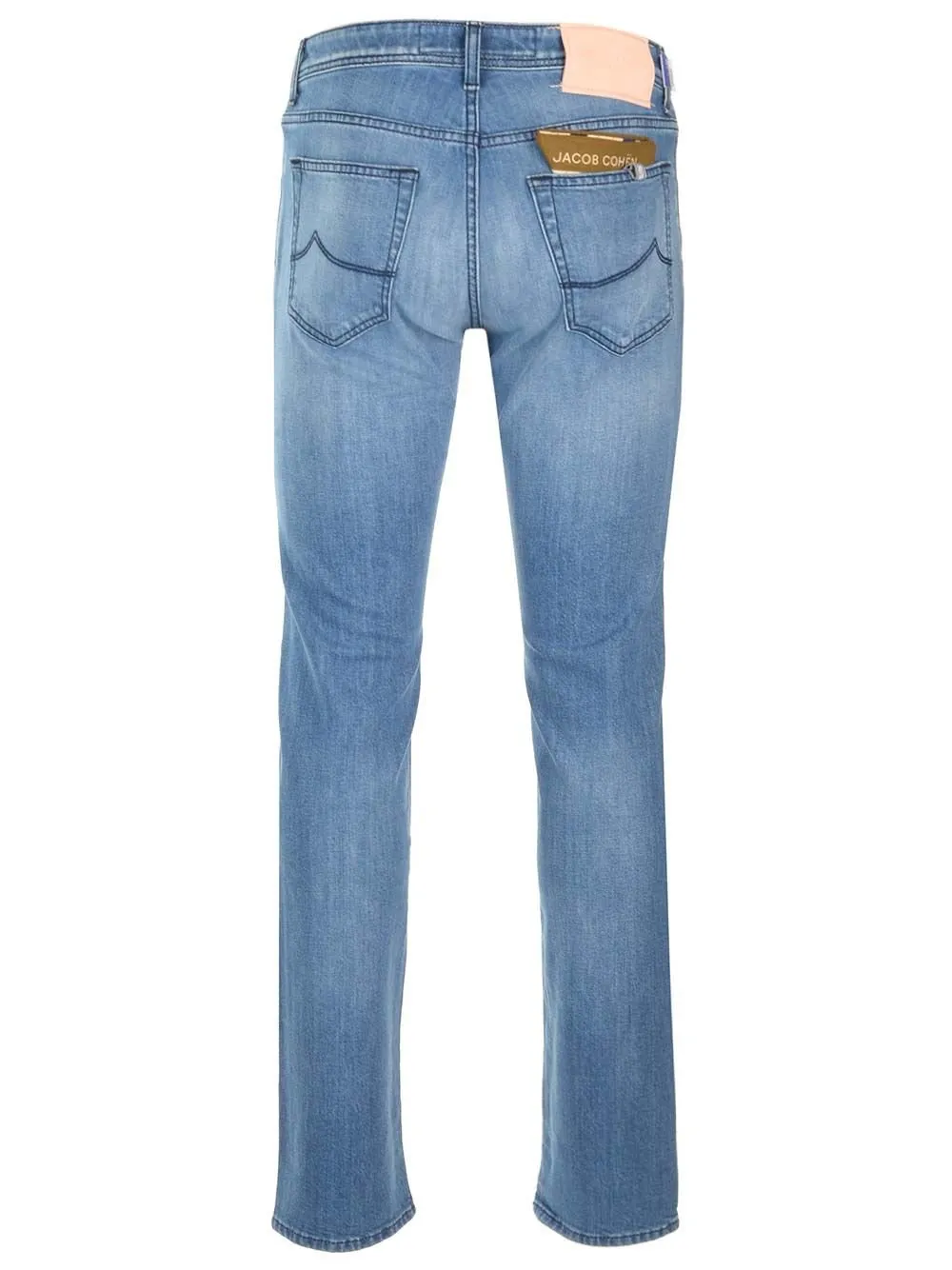 Jacob Cohen Logo-Patch Straight-Leg Jeans