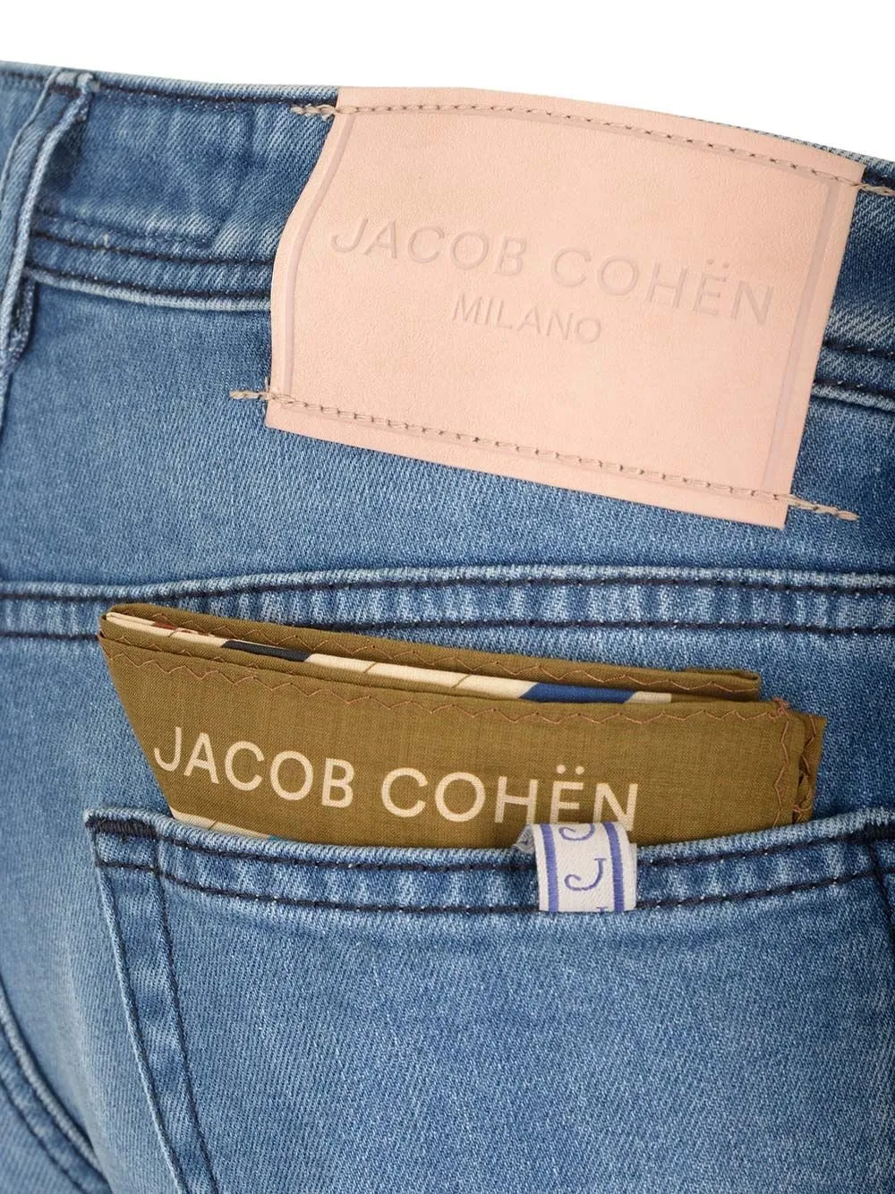 Jacob Cohen Logo-Patch Straight-Leg Jeans