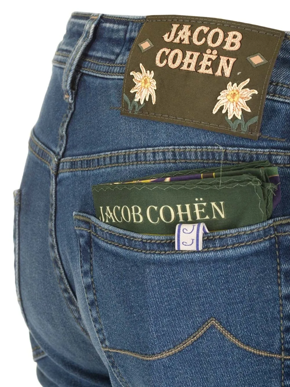 Jacob Cohen Mid-Rise Slim-Fit Jeans