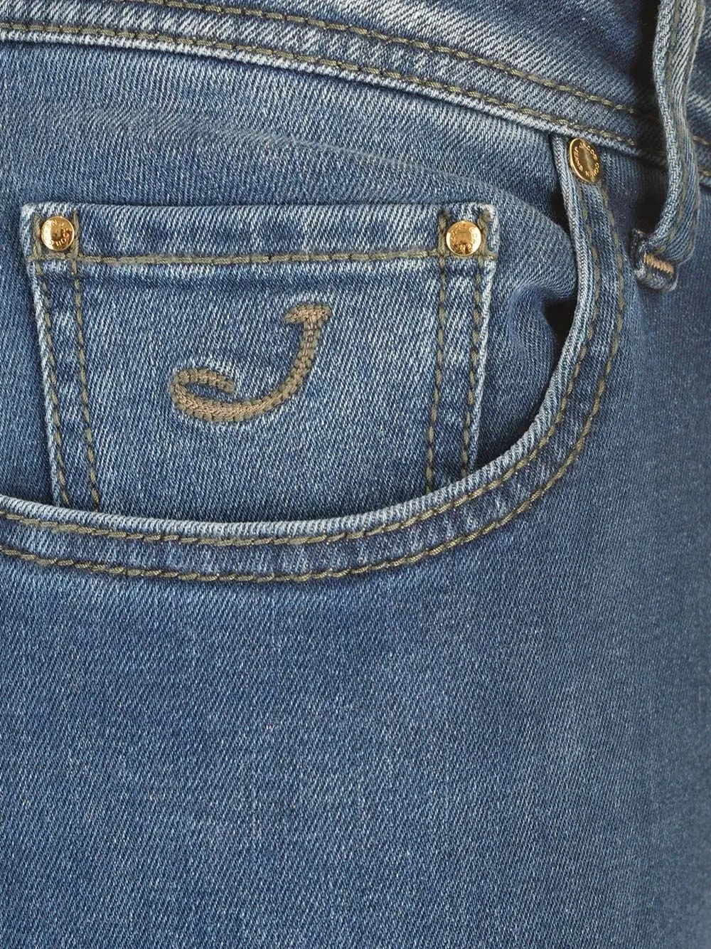 Jacob Cohen Mid-Rise Slim-Fit Jeans