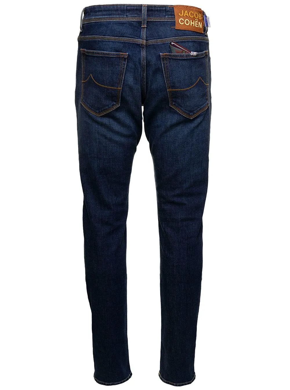 Jacob Cohen Logo-Patch Straight-Cut Jeans