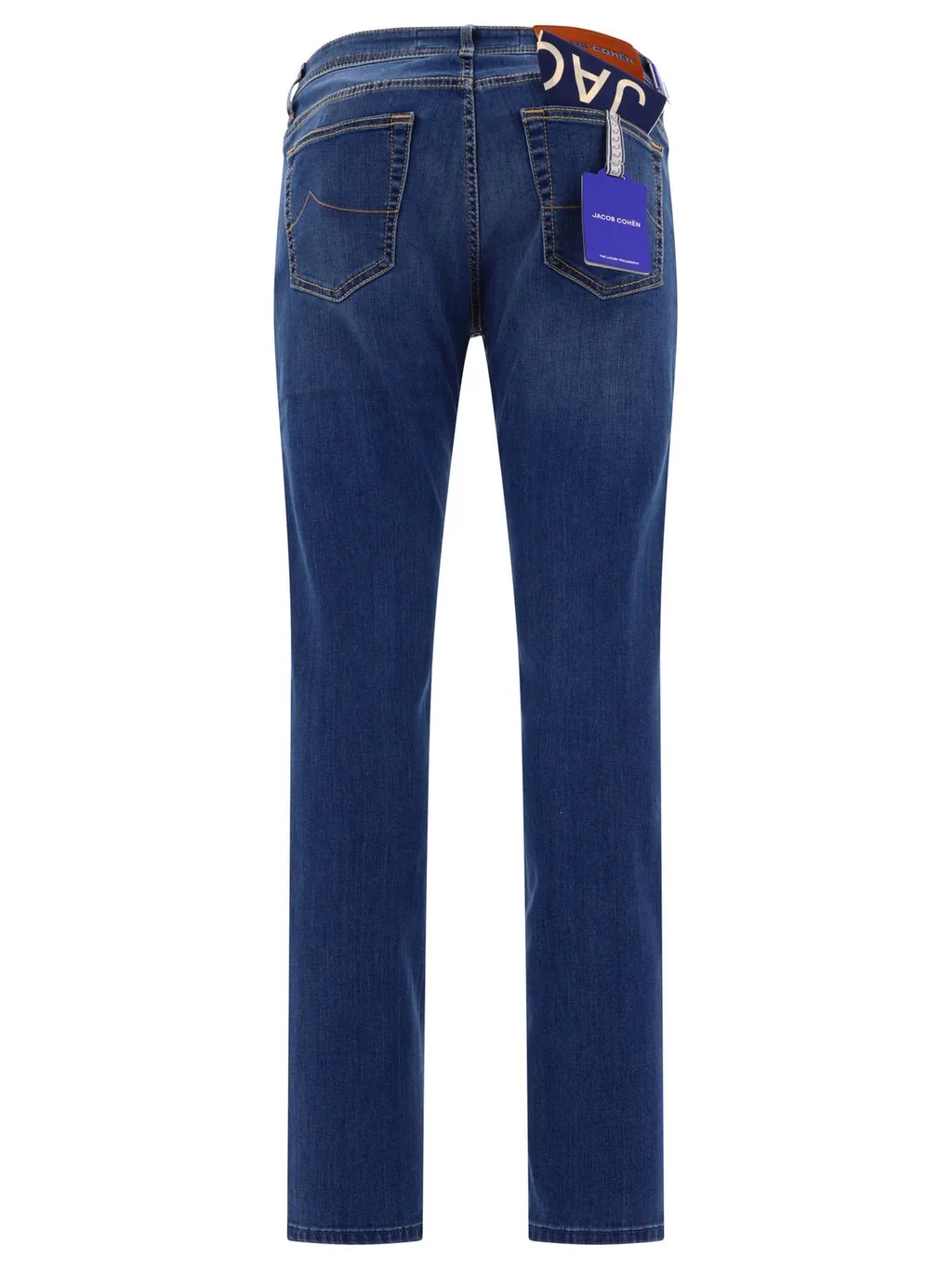 Jacob Cohen Logo-Embroidered Slim-Cut Jeans