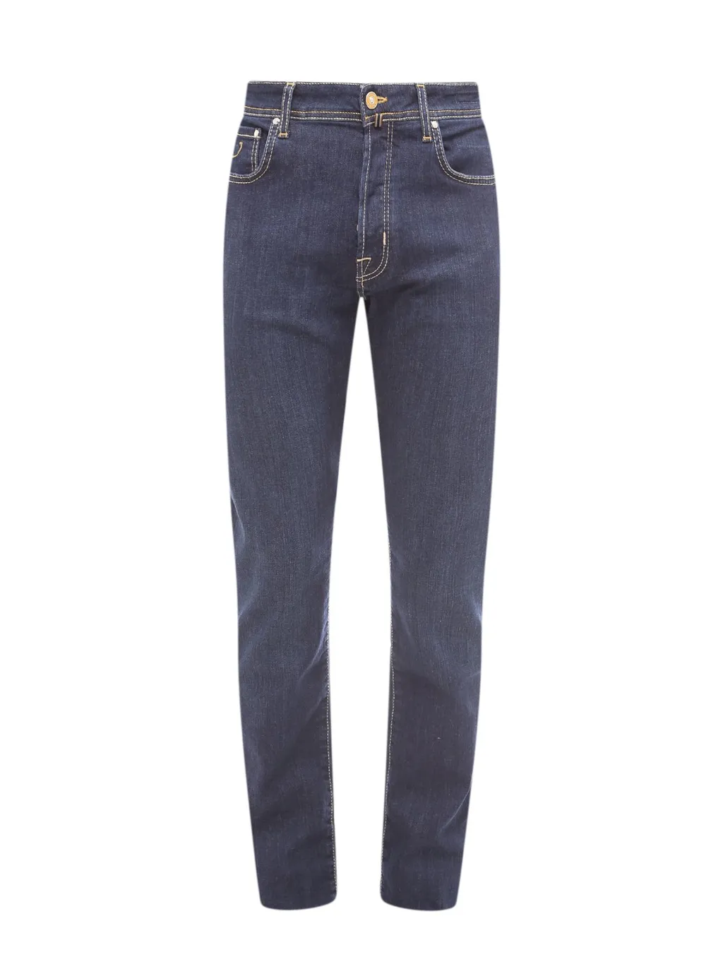 Jacob Cohen Logo Patch Distressed Jeans