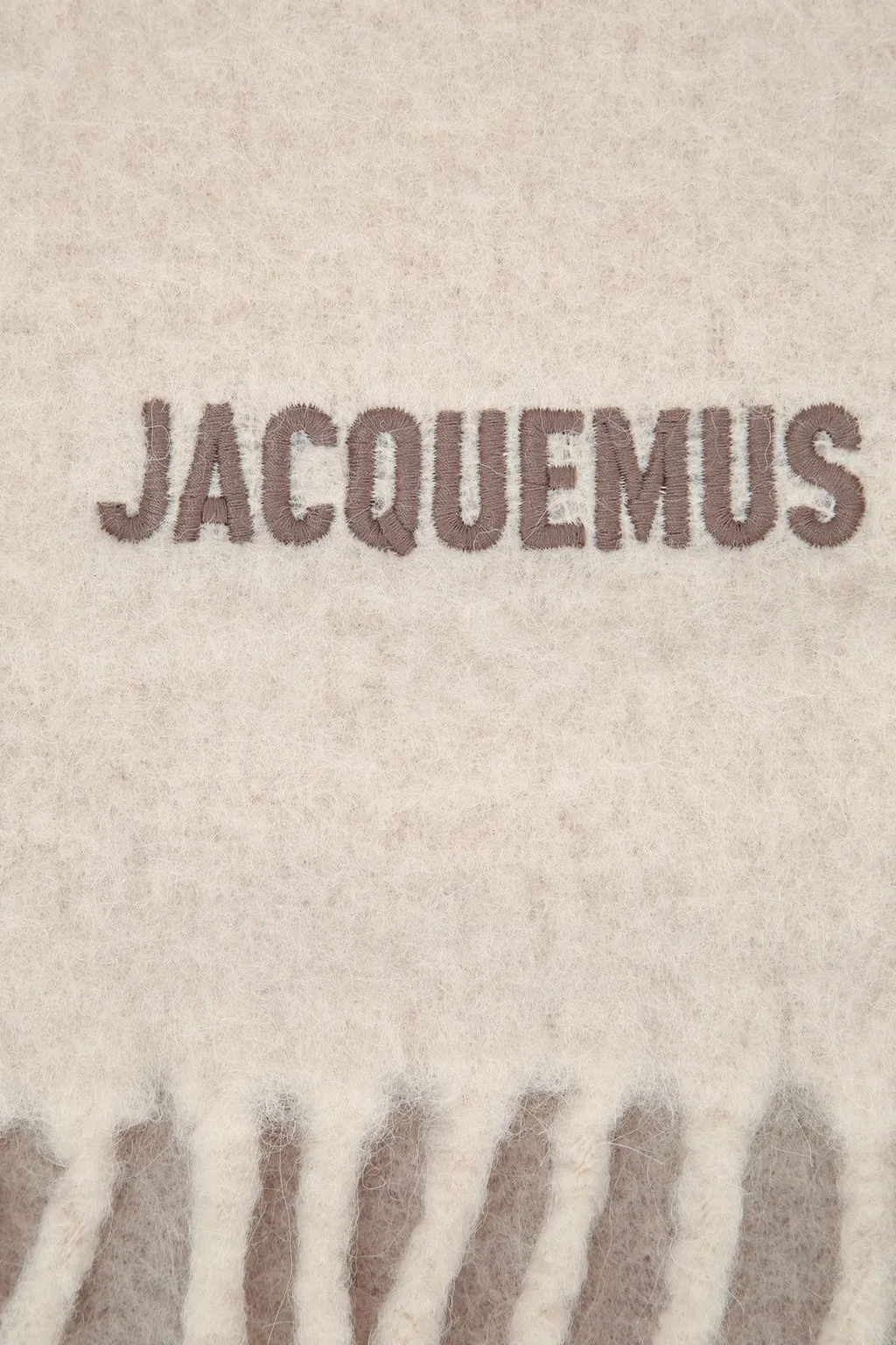 Jacquemus The Moisson Fringed Edge Scarf