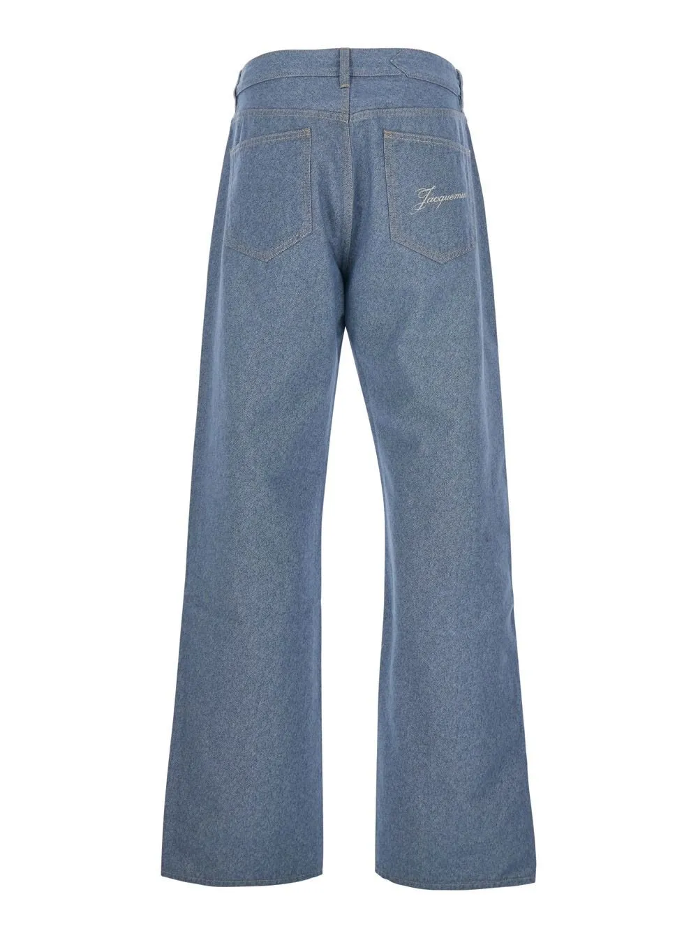 Jacquemus Logo Embroidered Straight-Leg Jeans