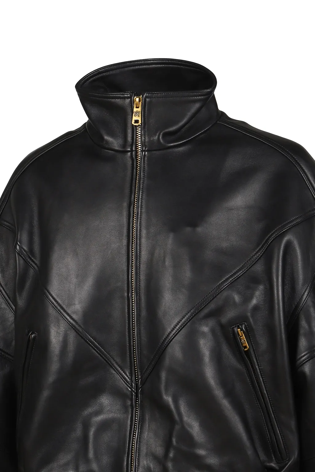 Ruff Rider Leather Jacket / Blk