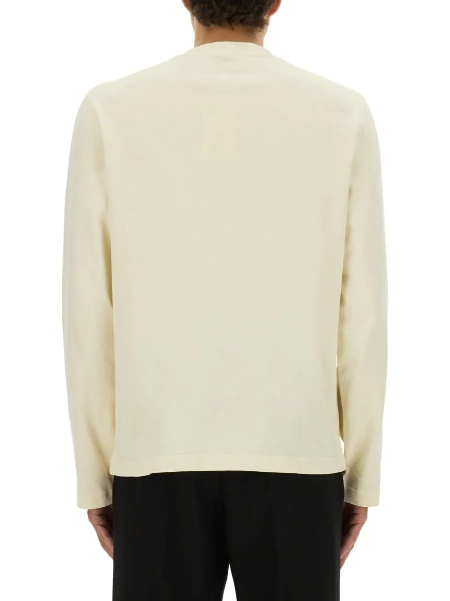 Jacquemus Logo Patch Long Sleeved T-Shirt