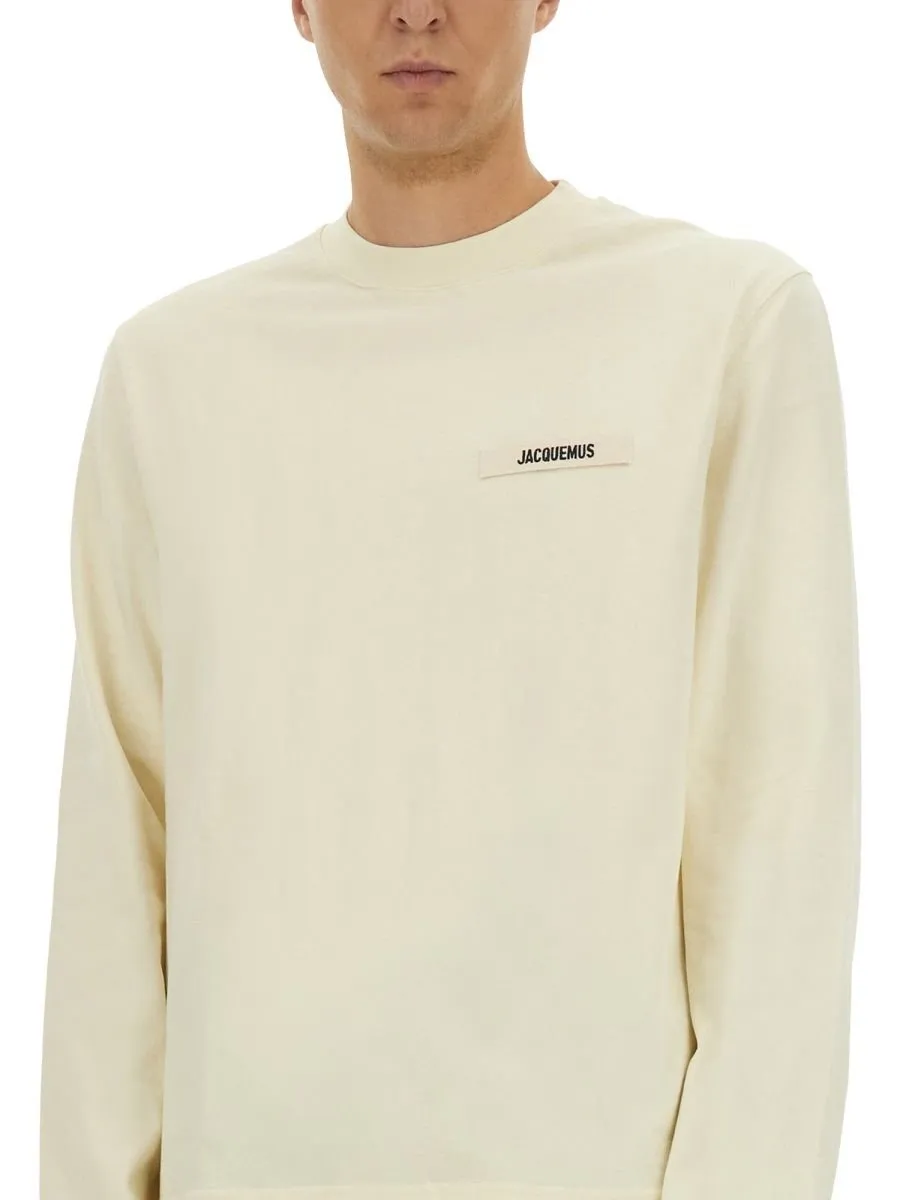 Jacquemus Logo Patch Long Sleeved T-Shirt