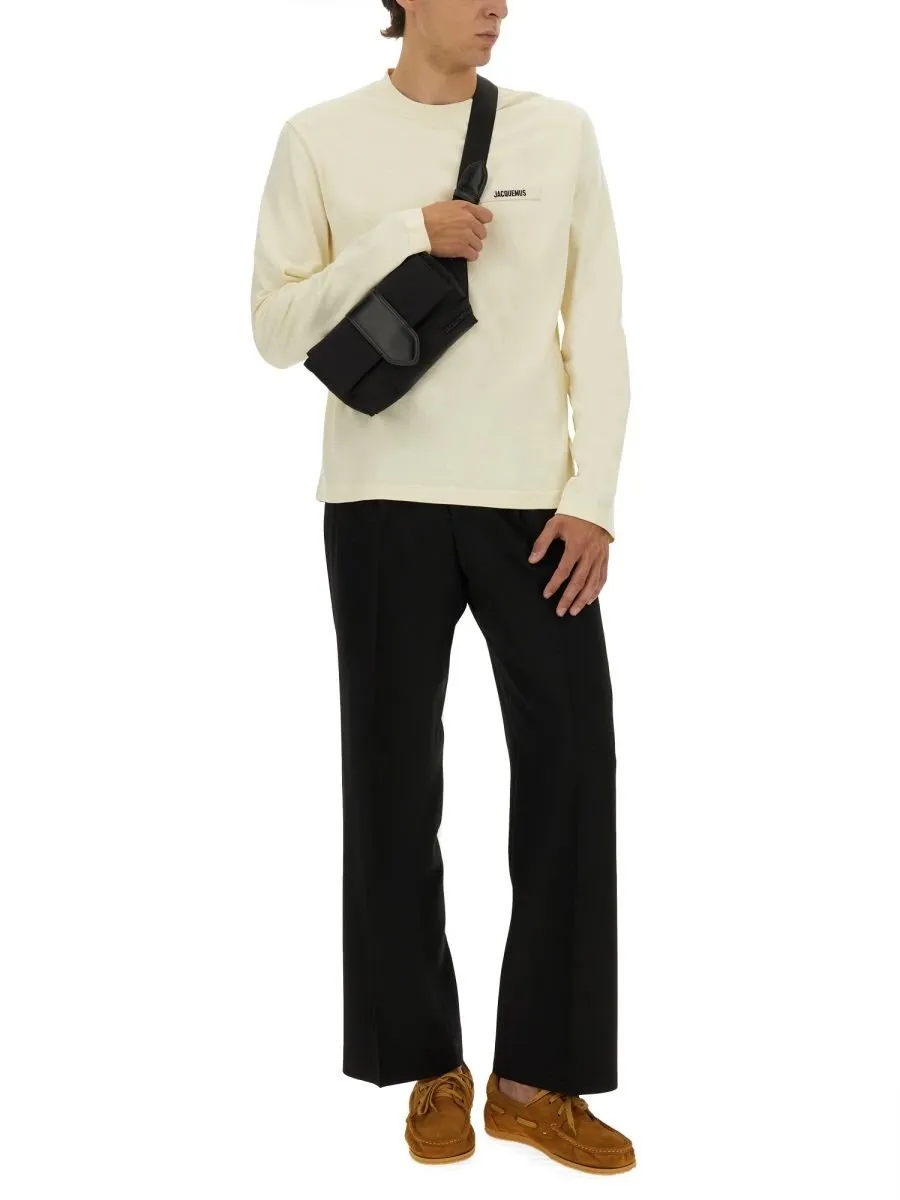 Jacquemus Logo Patch Long Sleeved T-Shirt