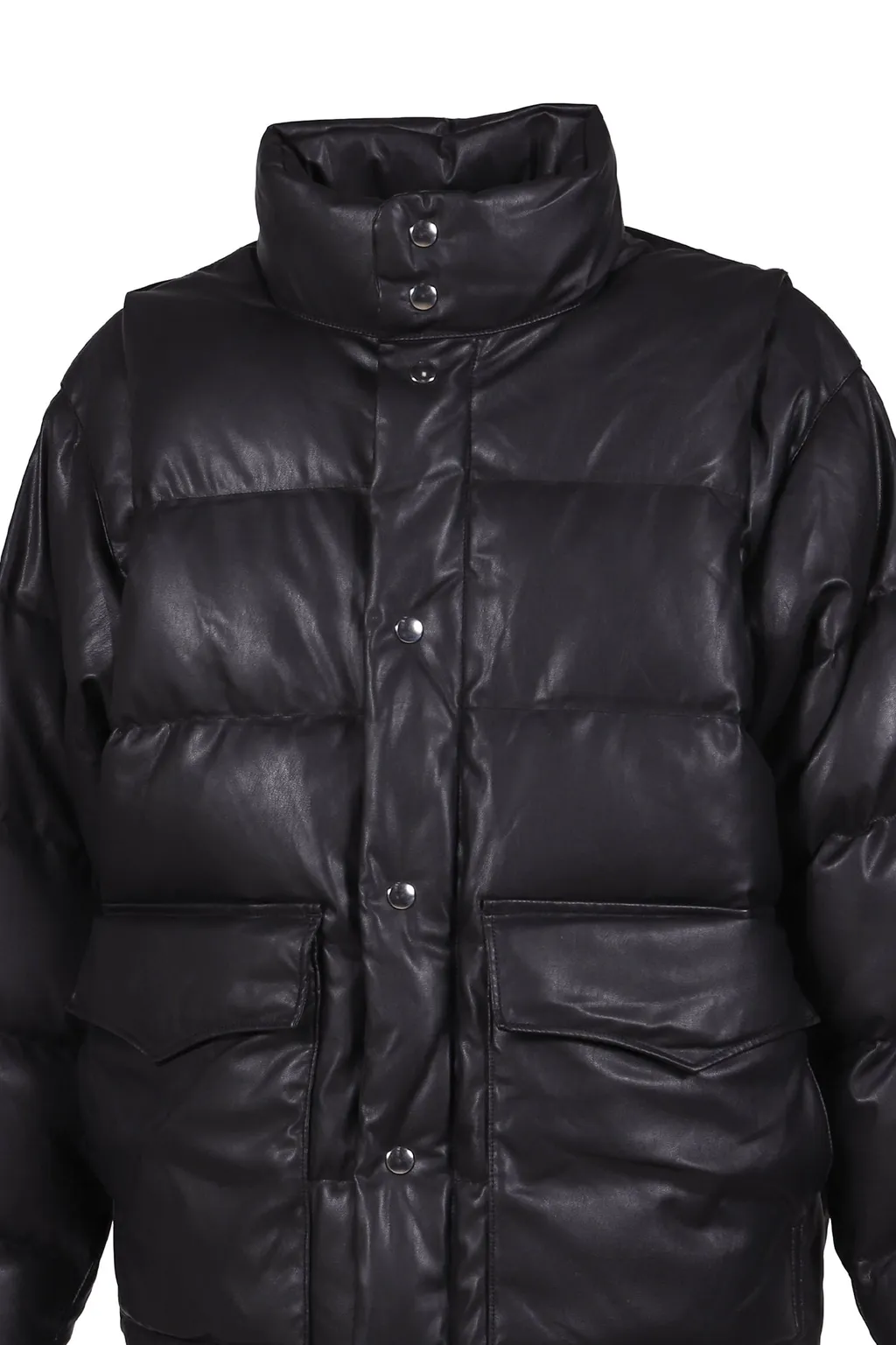 Tech 2Way Synthetic Skin Down Jacket / Blk