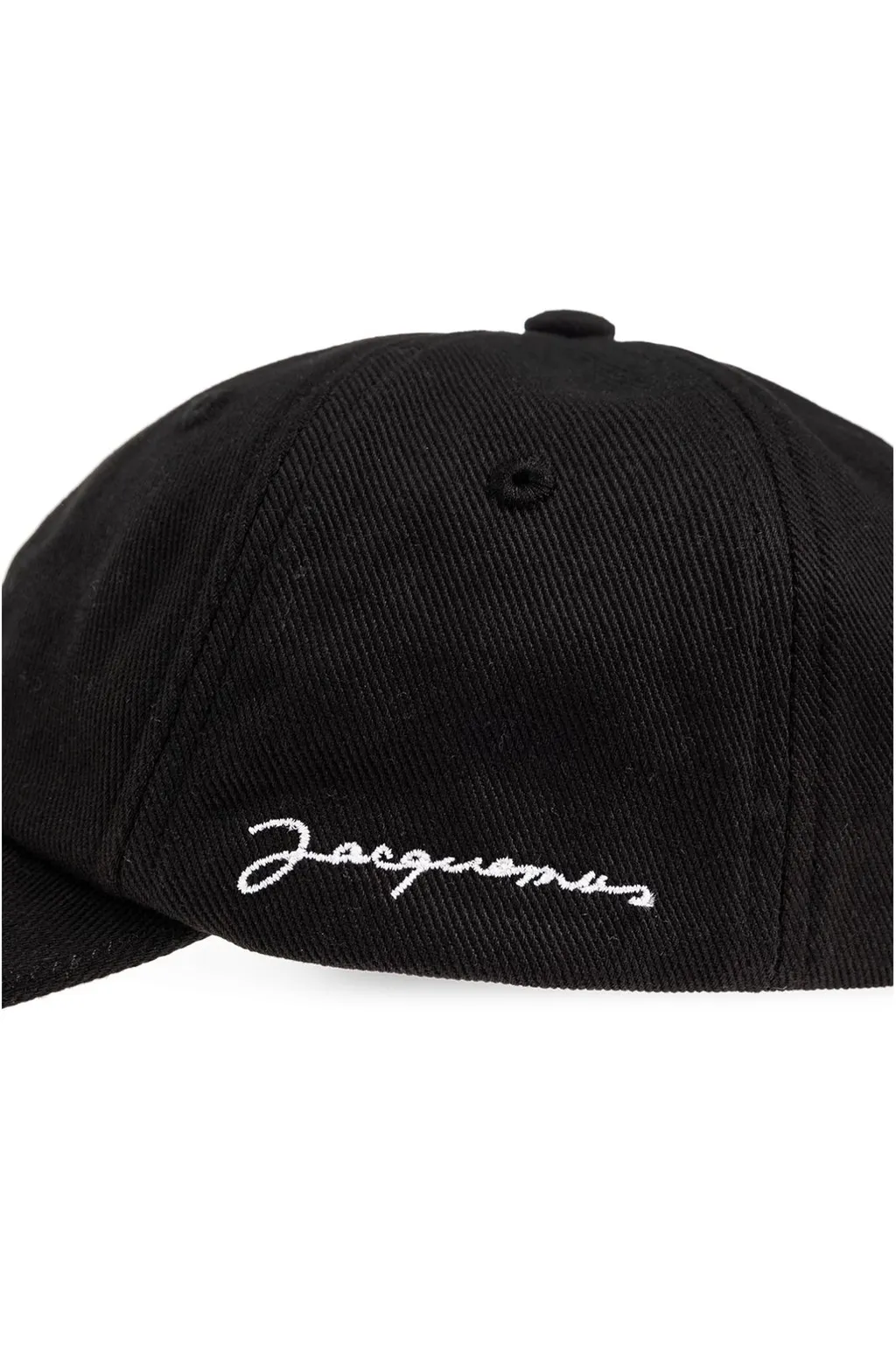 Jacquemus Logo Embroidered Curved Peak Baseball Cap