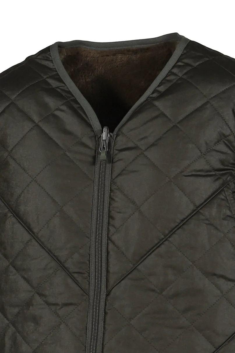 Tech Reversible British Hunter Fur Vest / D.Grn