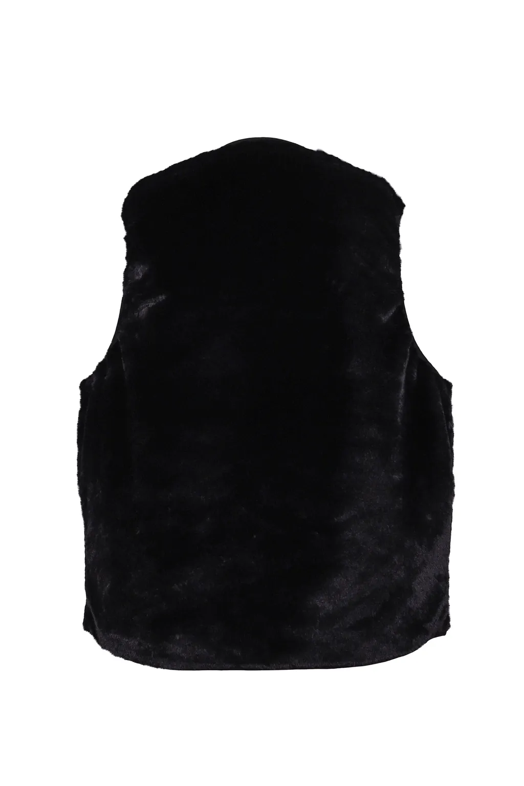 Tech Reversible British Hunter Fur Vest / Blk