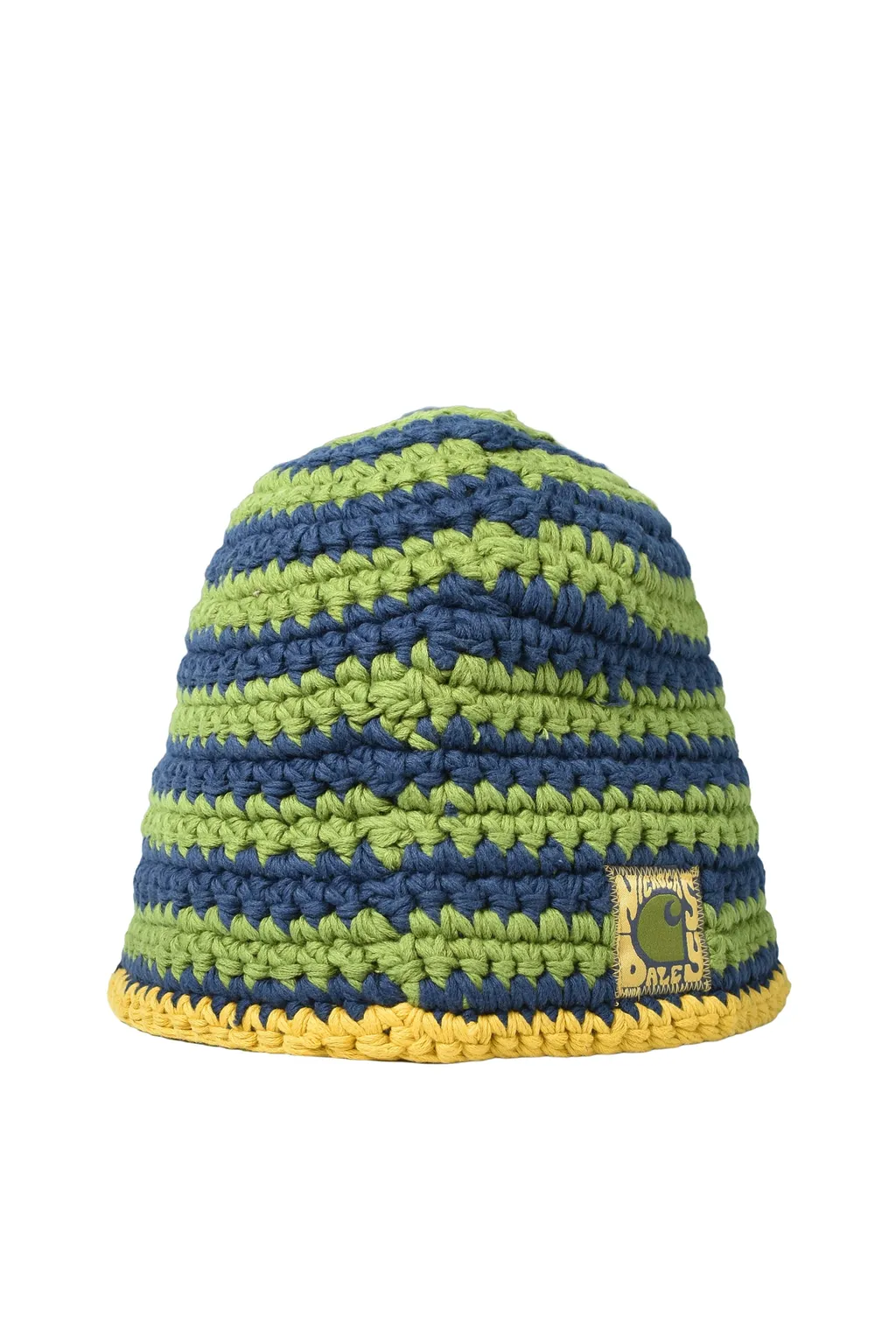 Knitted Hat / Nd Tawny Olive / Cedar Green / Black Iris