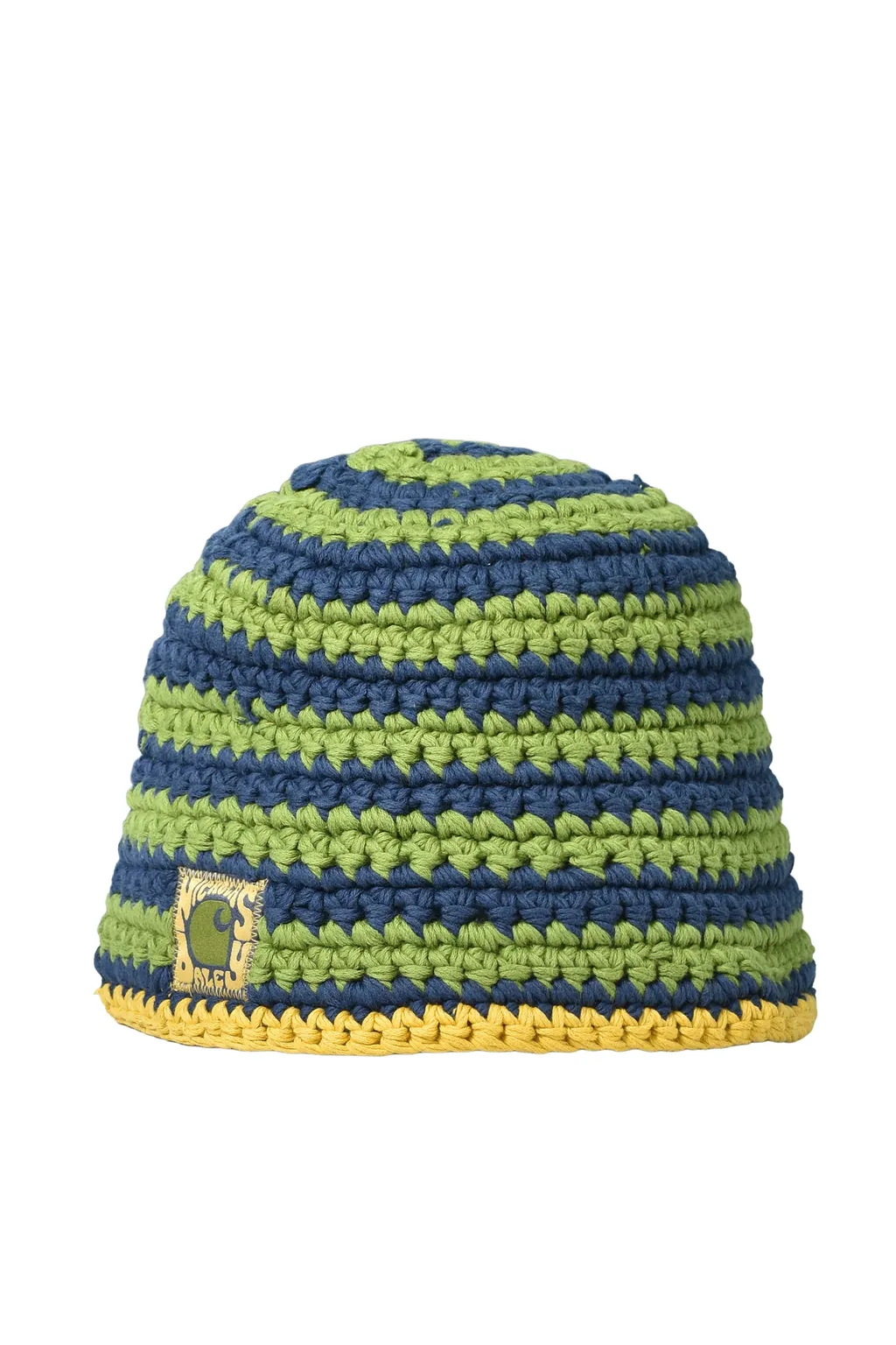 Knitted Hat / Nd Tawny Olive / Cedar Green / Black Iris