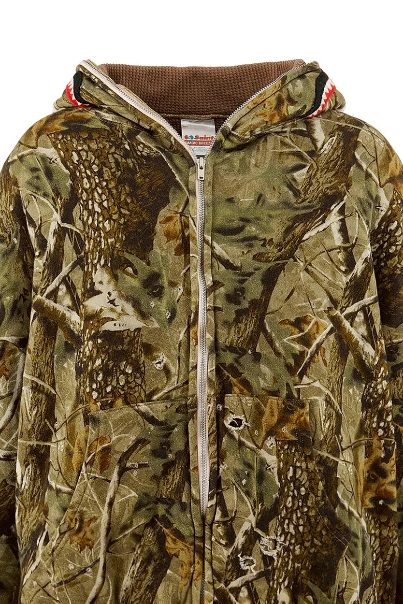 Bape_Zip Hoodie/Sahark/Camo / Camo