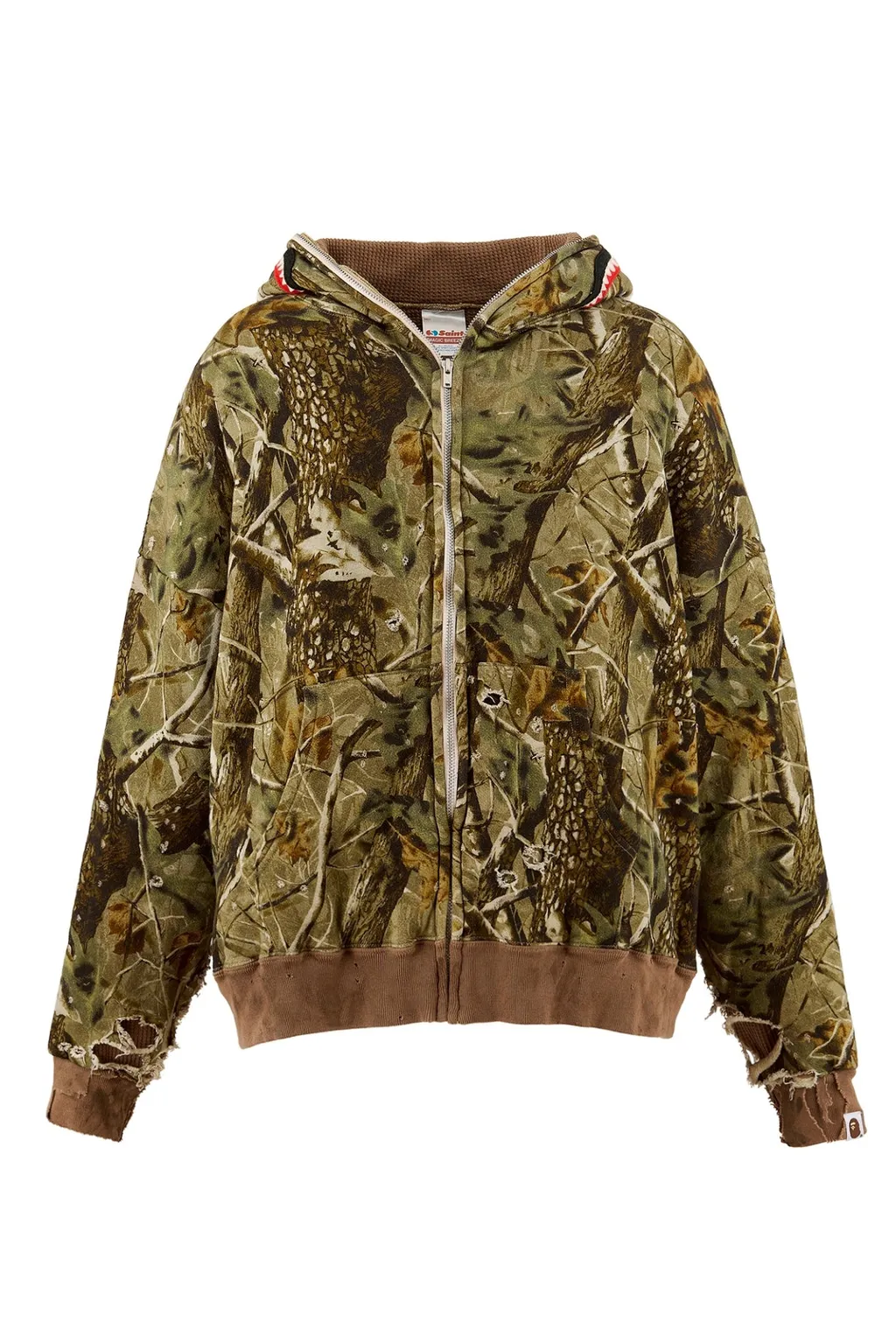 Bape_Zip Hoodie/Sahark/Camo / Camo