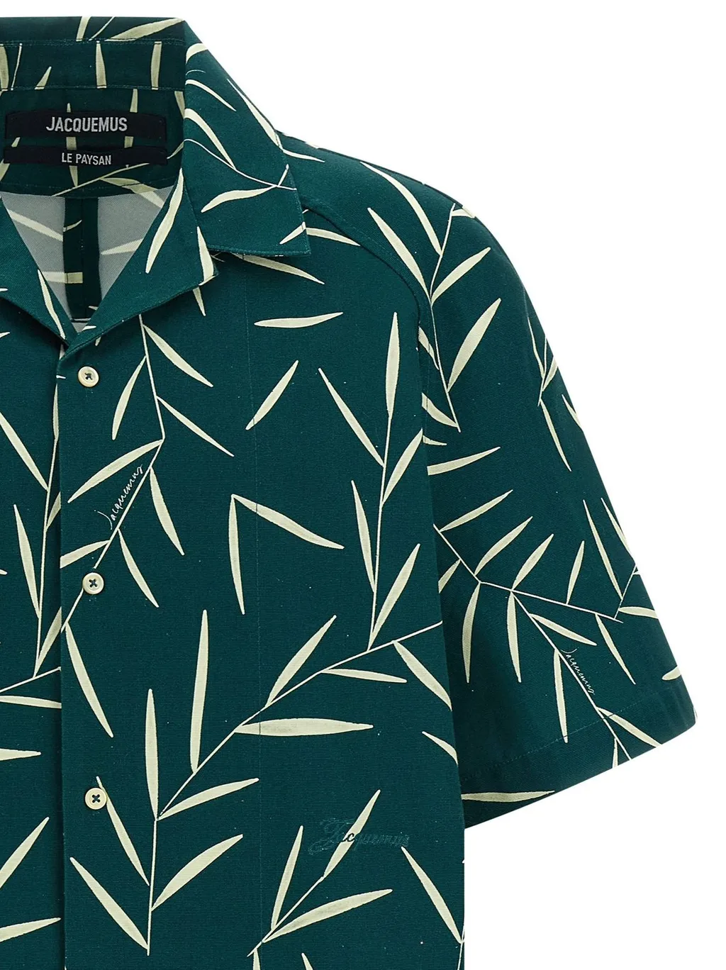 Jacquemus Leaf Printed Short-Sleeved Shirt