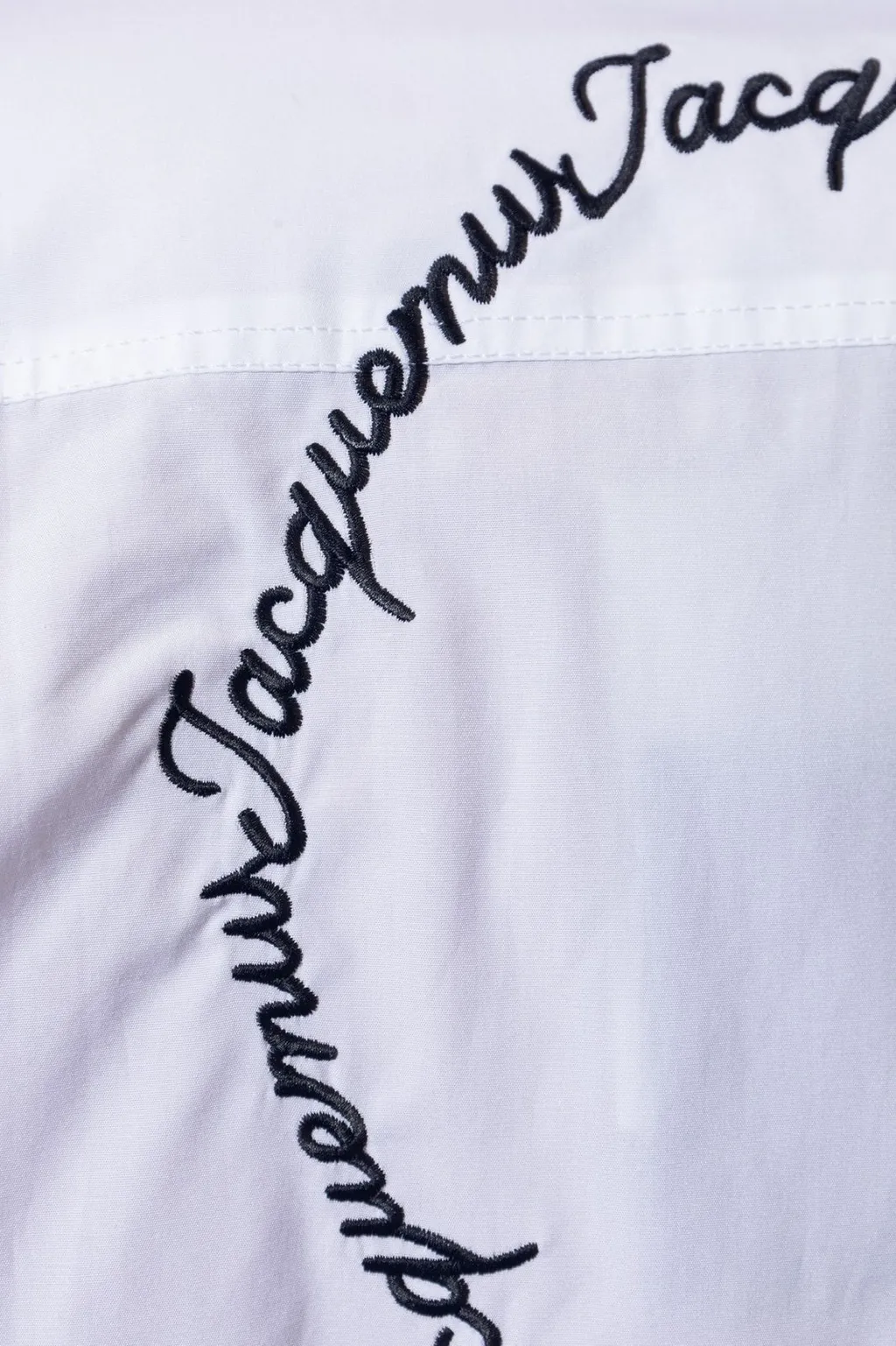Jacquemus Logo Embroidered Long Sleeved Shirt