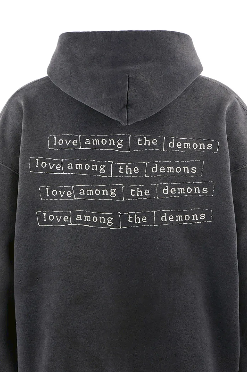 Hoodie/Love Among / Black