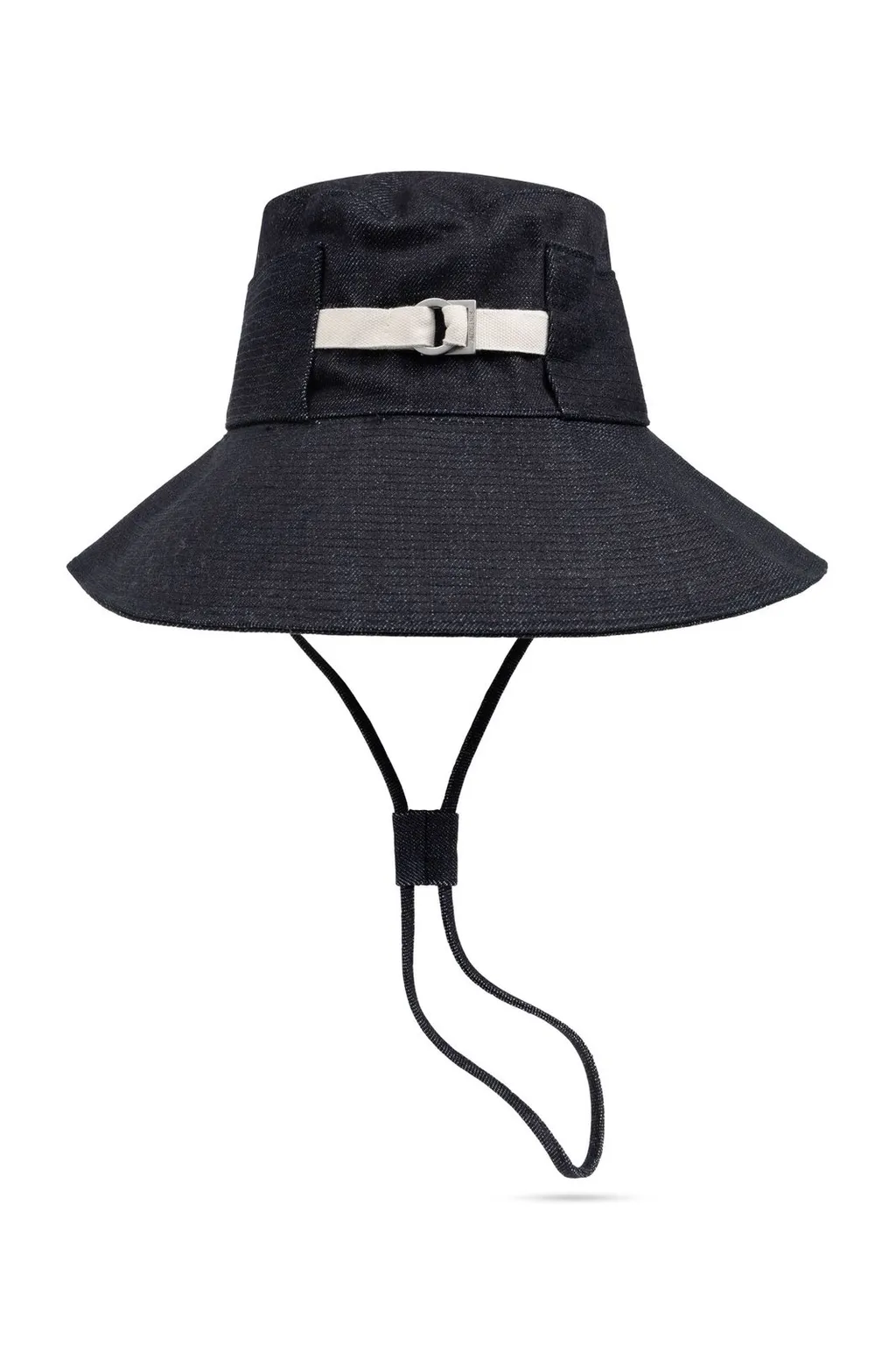 Jacquemus The De-NÎMes Logo Plaque Bucket Hat