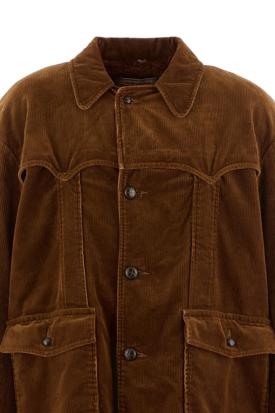 Corduroy Boa Jacket / Brw