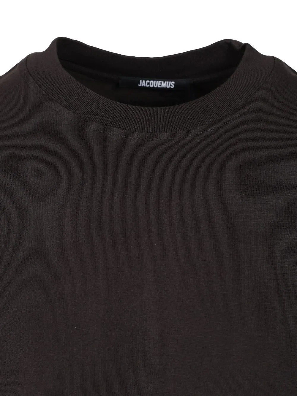 Jacquemus Logo Embroidered Straight Hem T-Shirt