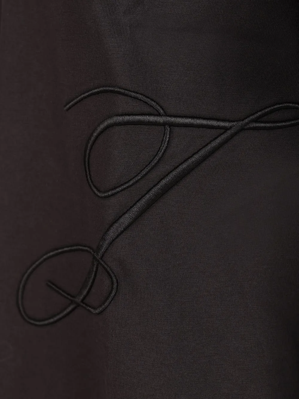 Jacquemus Logo Embroidered Straight Hem T-Shirt