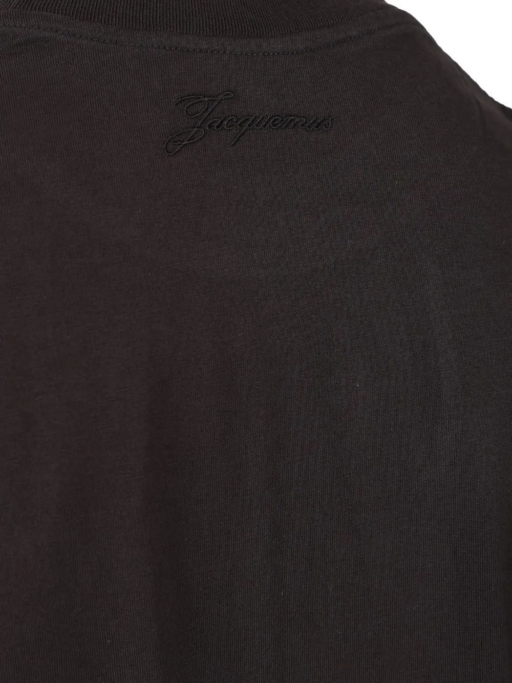 Jacquemus Logo Embroidered Straight Hem T-Shirt