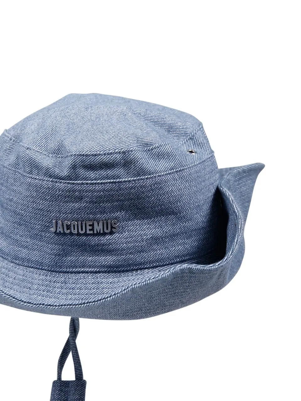 Jacquemus Logo Plaque Brim-Tie Hat